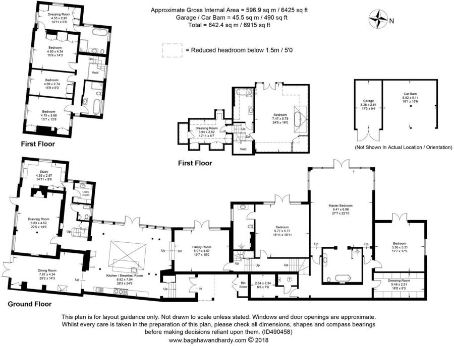 7 Bedrooms Detached house to rent in Potters Lane, Send GU23