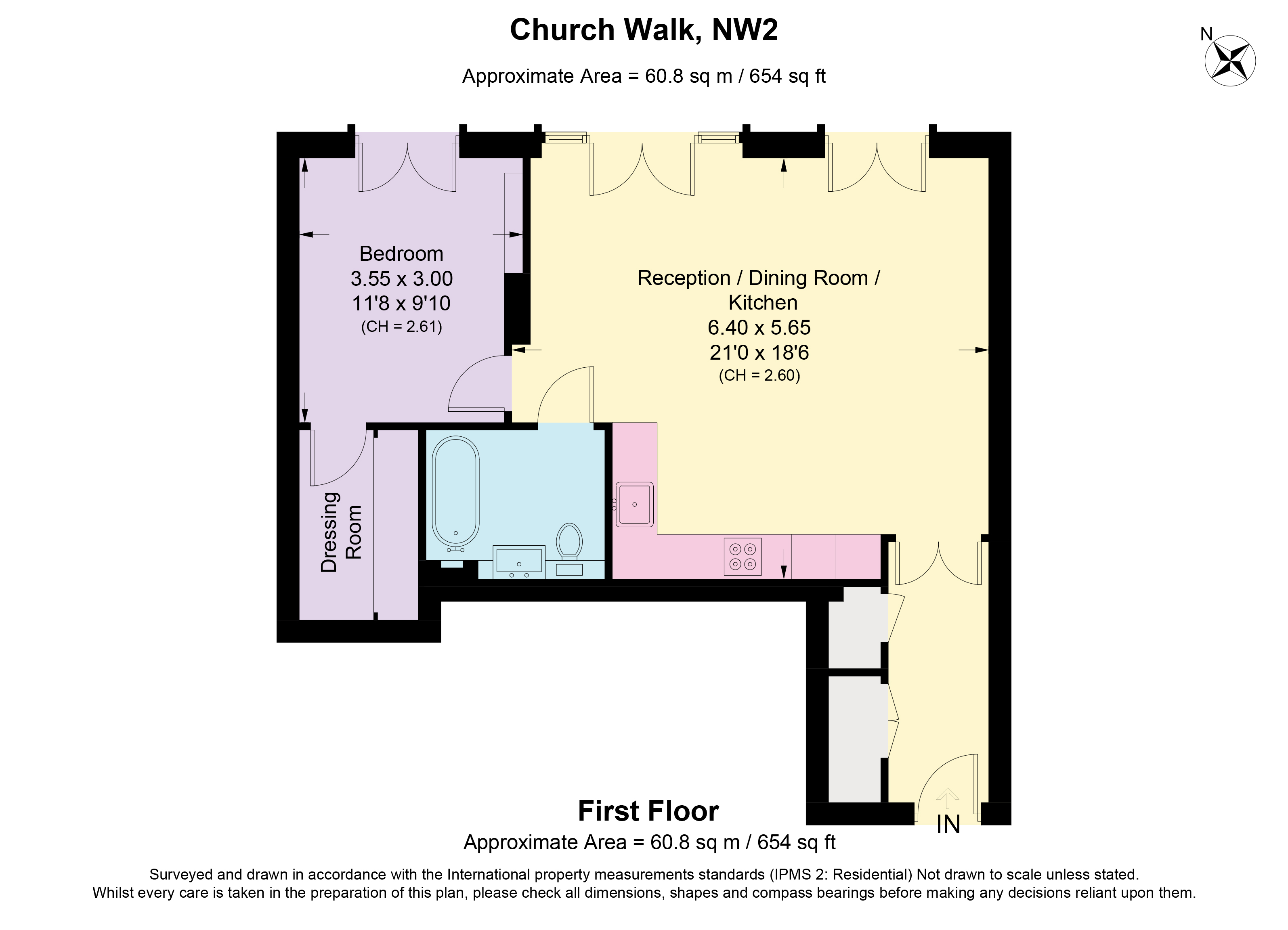 17, Church Walk, London floorplan