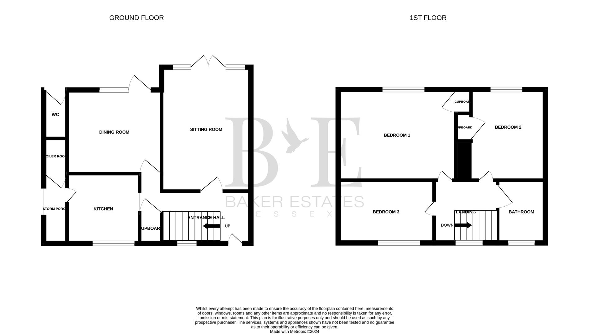 8, Storms Way, Chelmsford floorplan