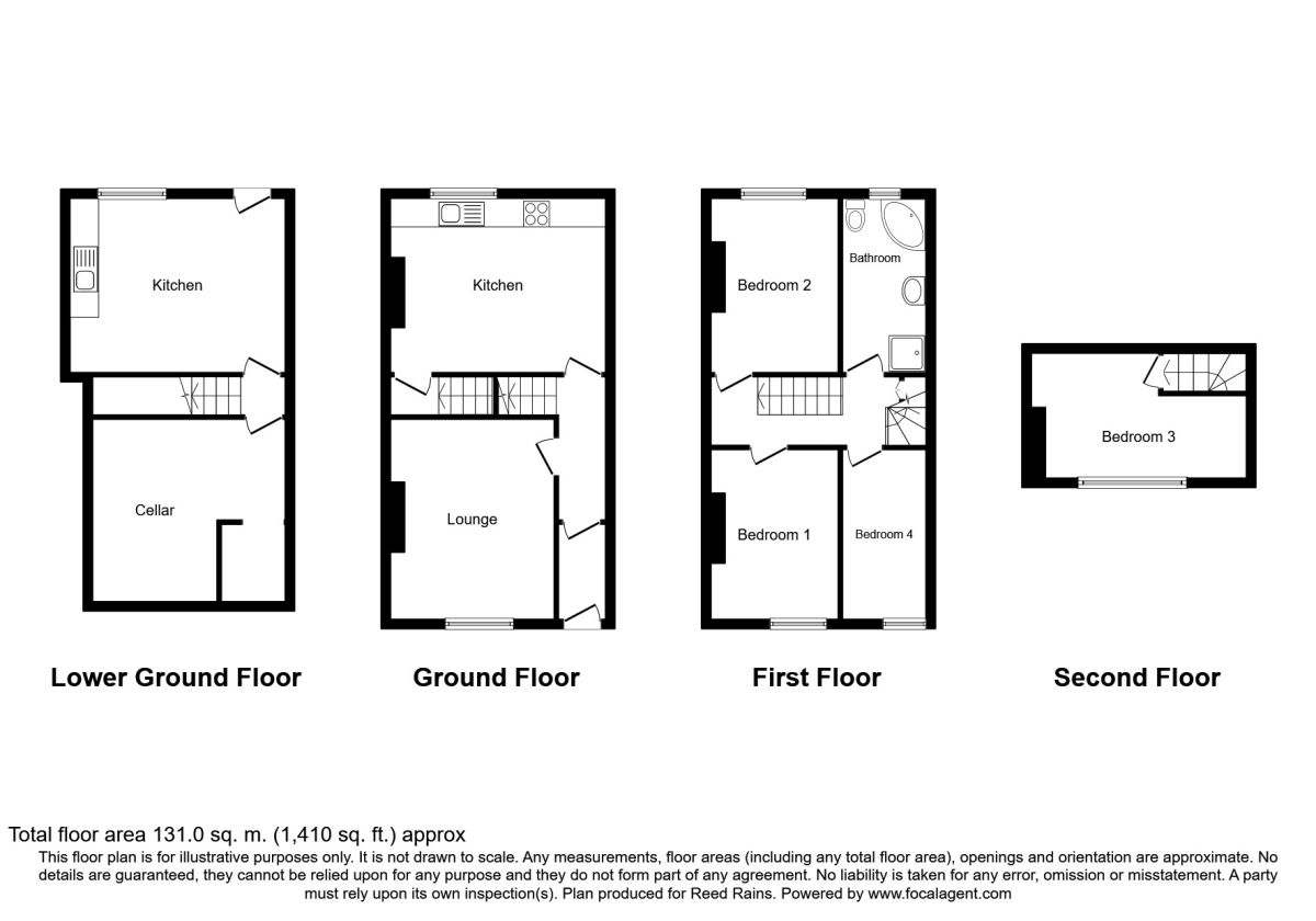 4 Bedrooms Terraced house for sale in Church Street, Morley, Leeds LS27