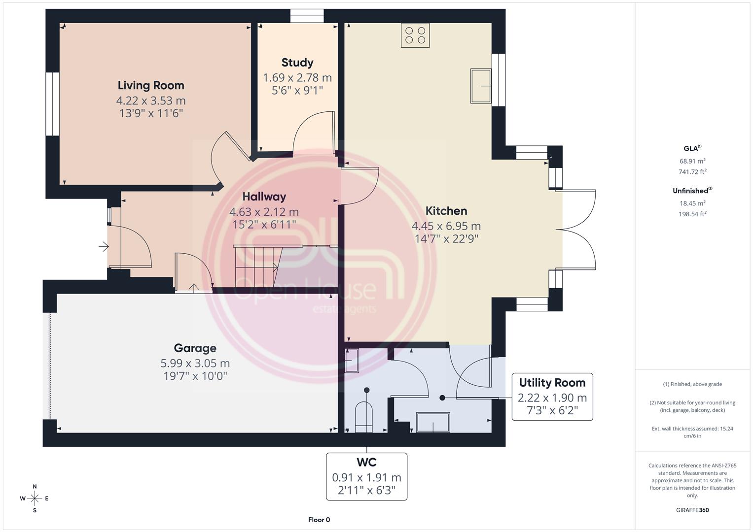 31, Hewer Drive, Castle Gresley floorplan