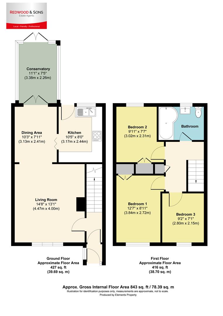 Downview Road, Yapton, Arundel BN18, 3 bedroom terraced house for sale