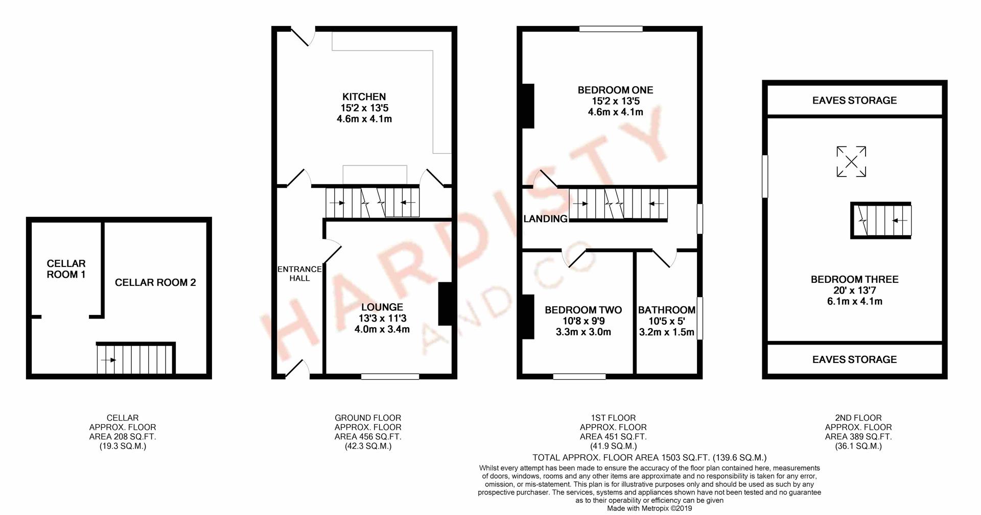 3 Bedrooms Terraced house for sale in Woodhall Road, Calverley, Pudsey LS28