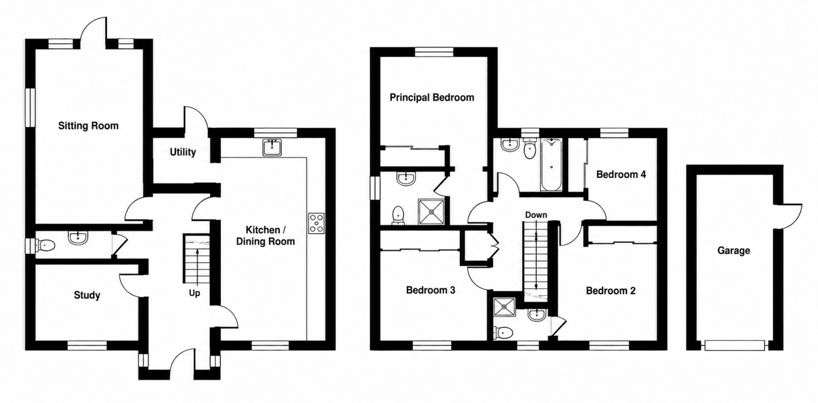 44, Colindale Street, Milton Keynes floorplan