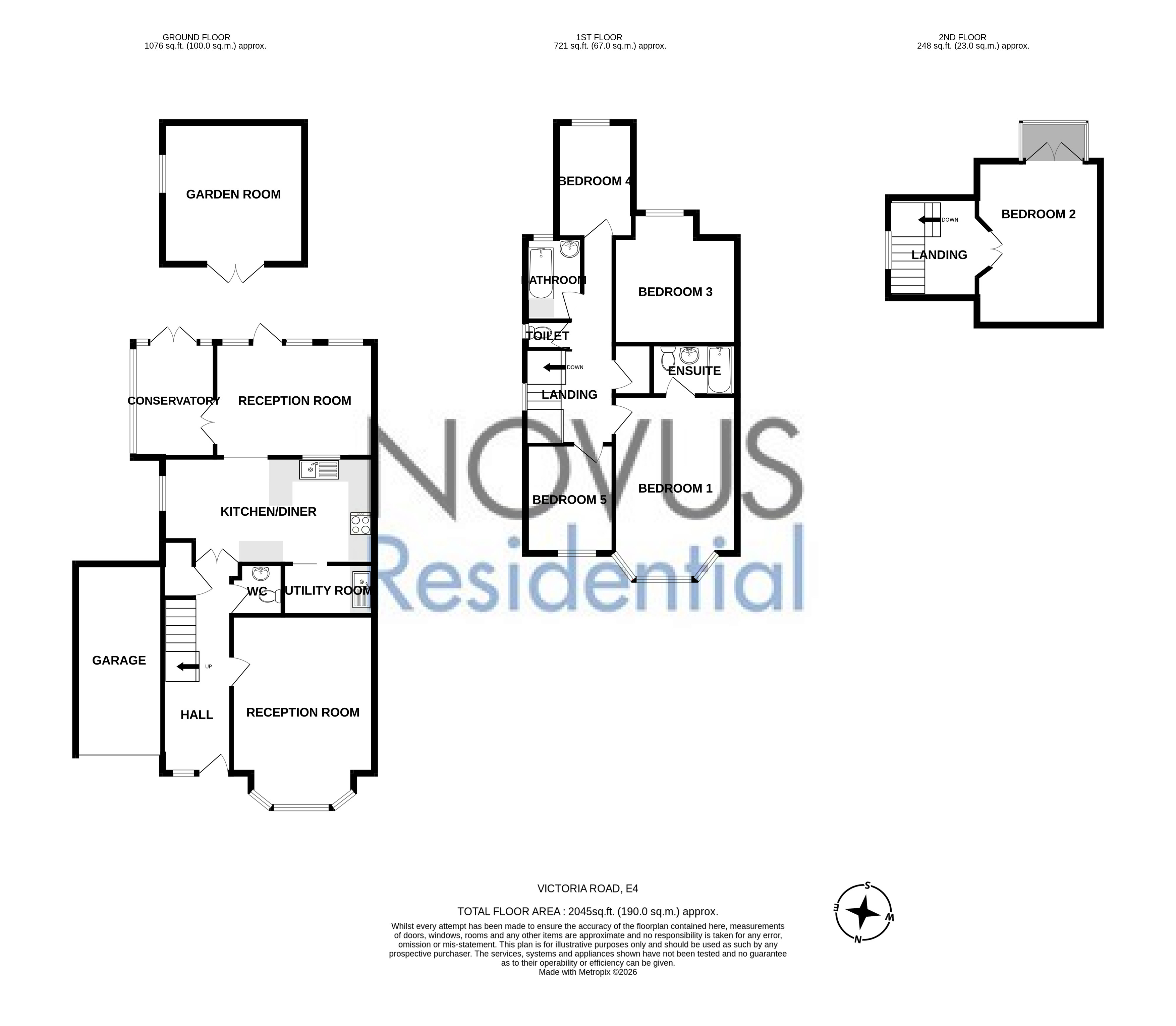 17, Victoria Road, Chingford floorplan