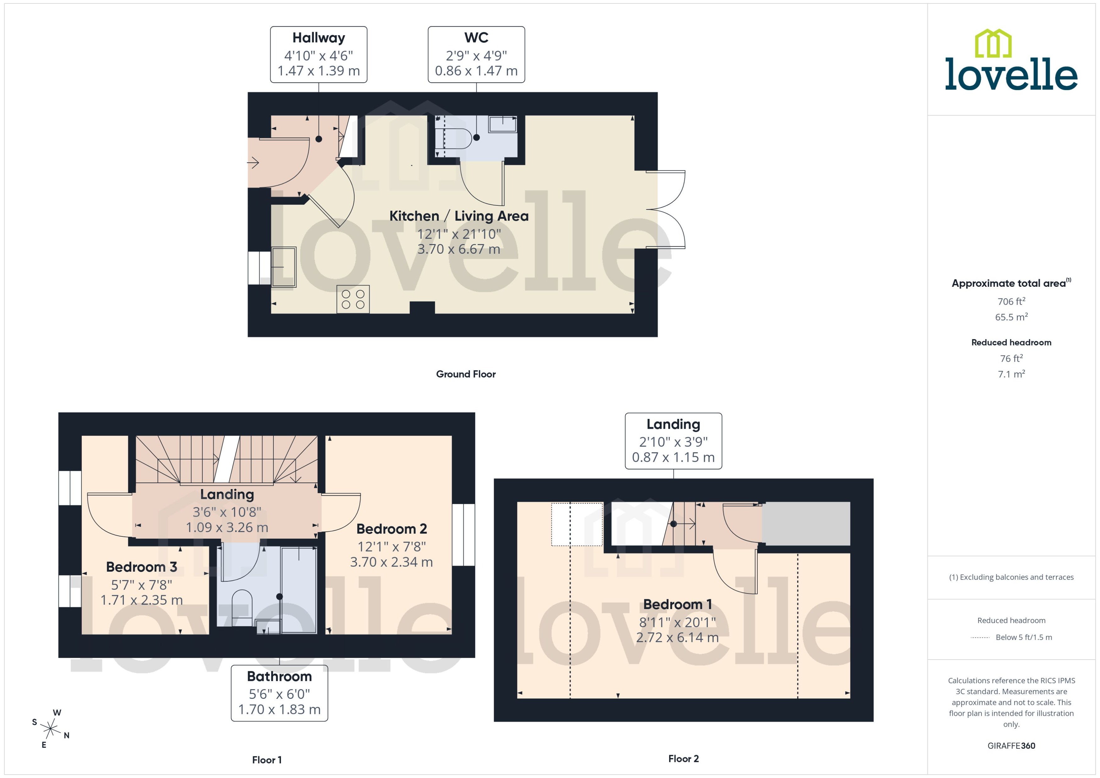 7, New Park Place, Lincoln floorplan