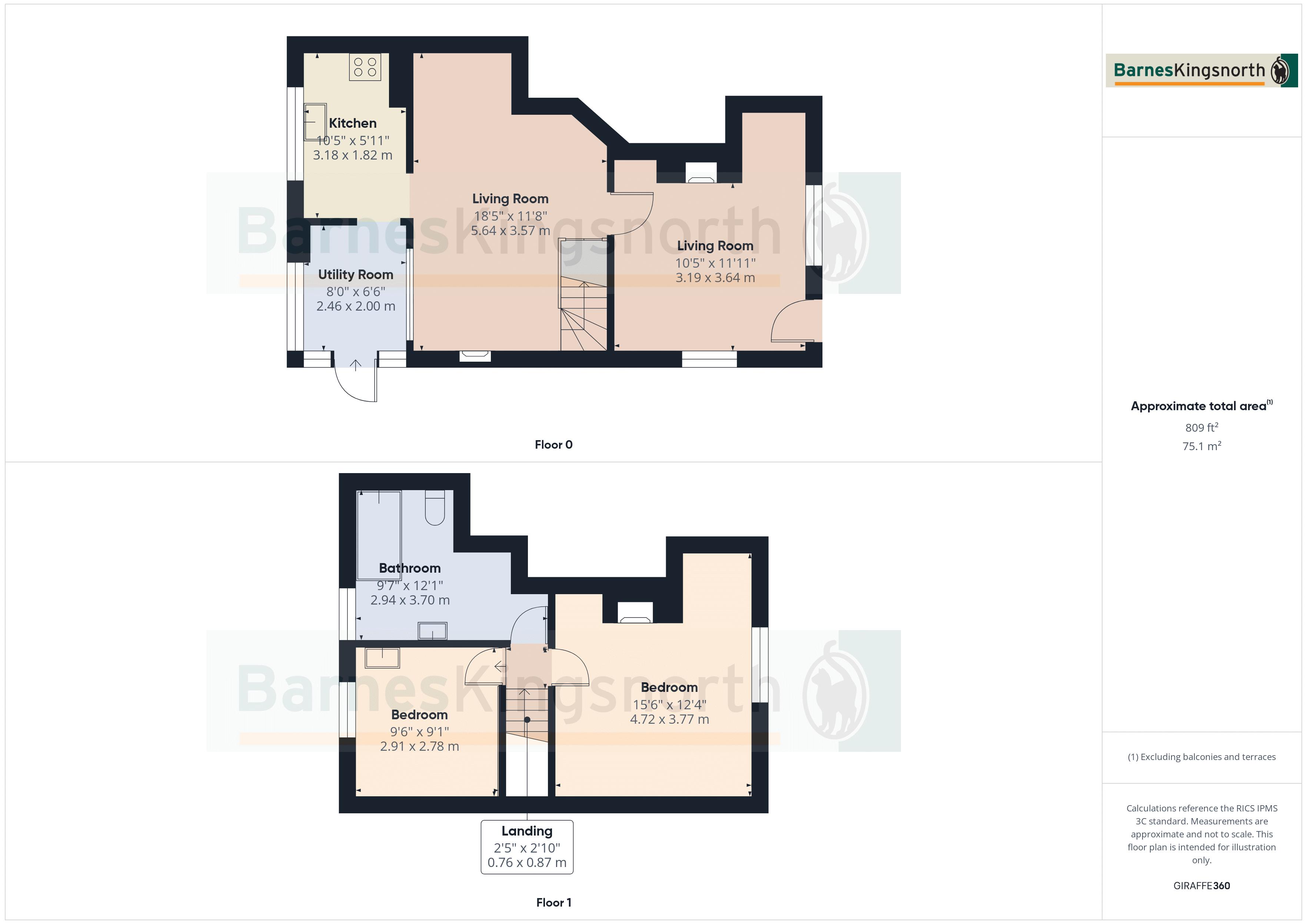 2 Cockshoot Cottages, Redwings Lane, Tunbridge Wells floorplan