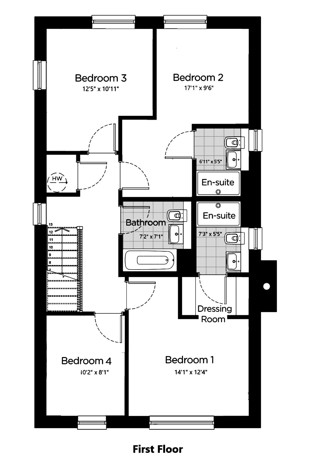 28, Plover Close, Exeter floorplan