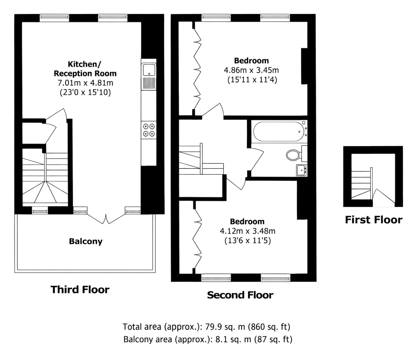 Ivor Street, London floorplan