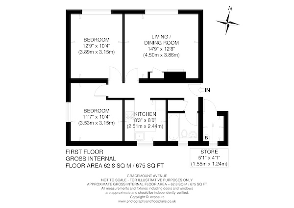 4, 26, Gracemount Avenue, Edinburgh floorplan