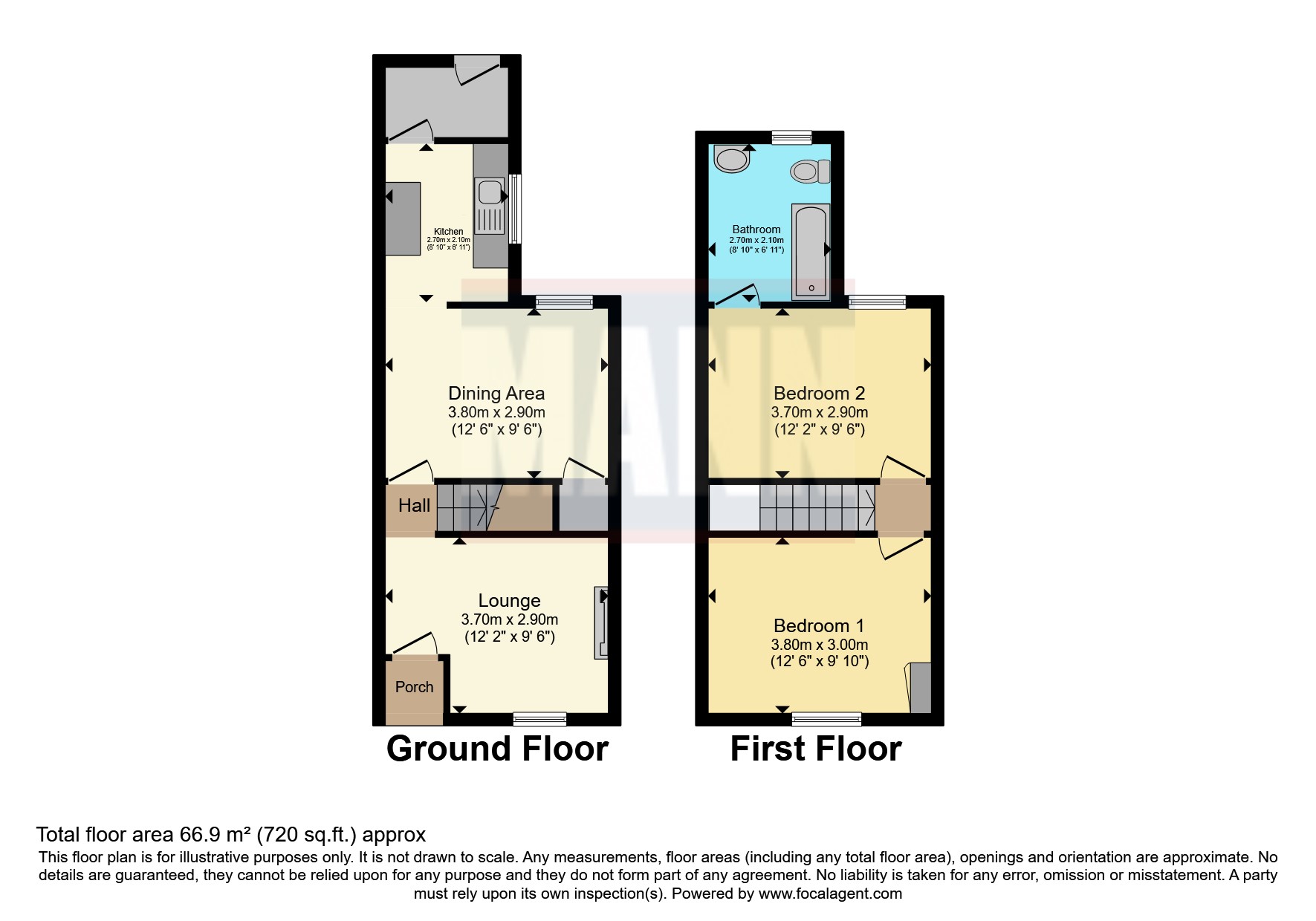 Catherine Street, Rochester, Kent ME1, 2 bedroom terraced house for
