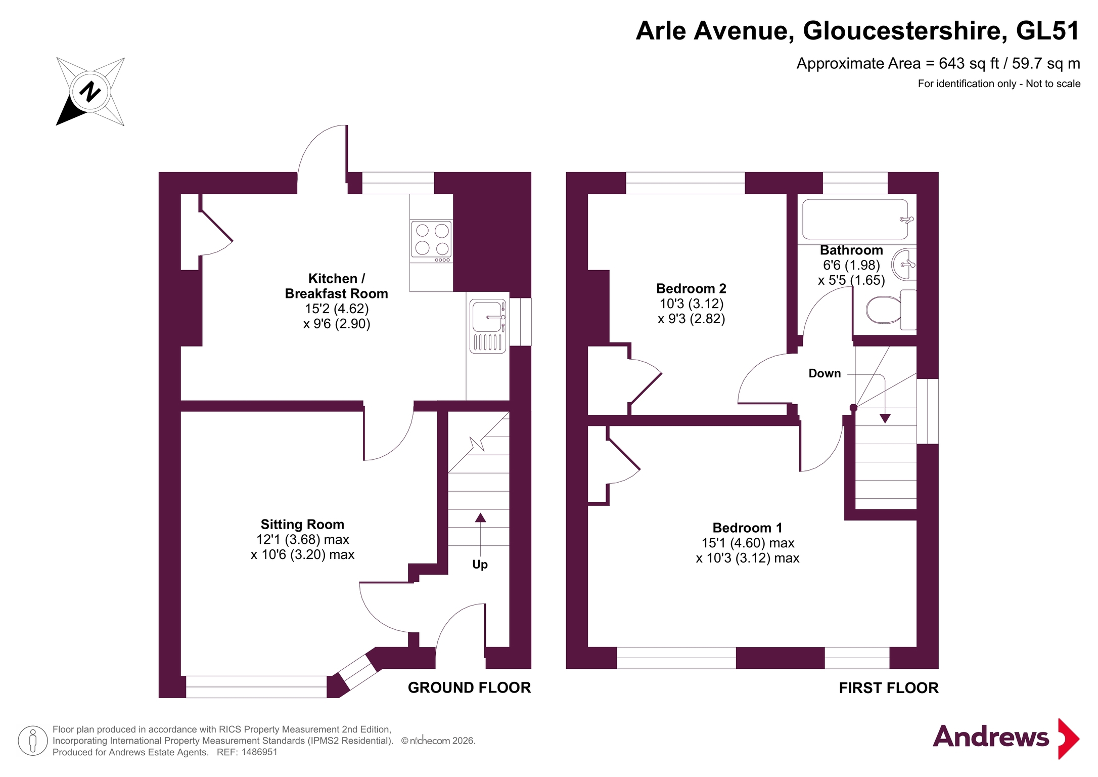 31, Arle Avenue, Gloucestershire floorplan