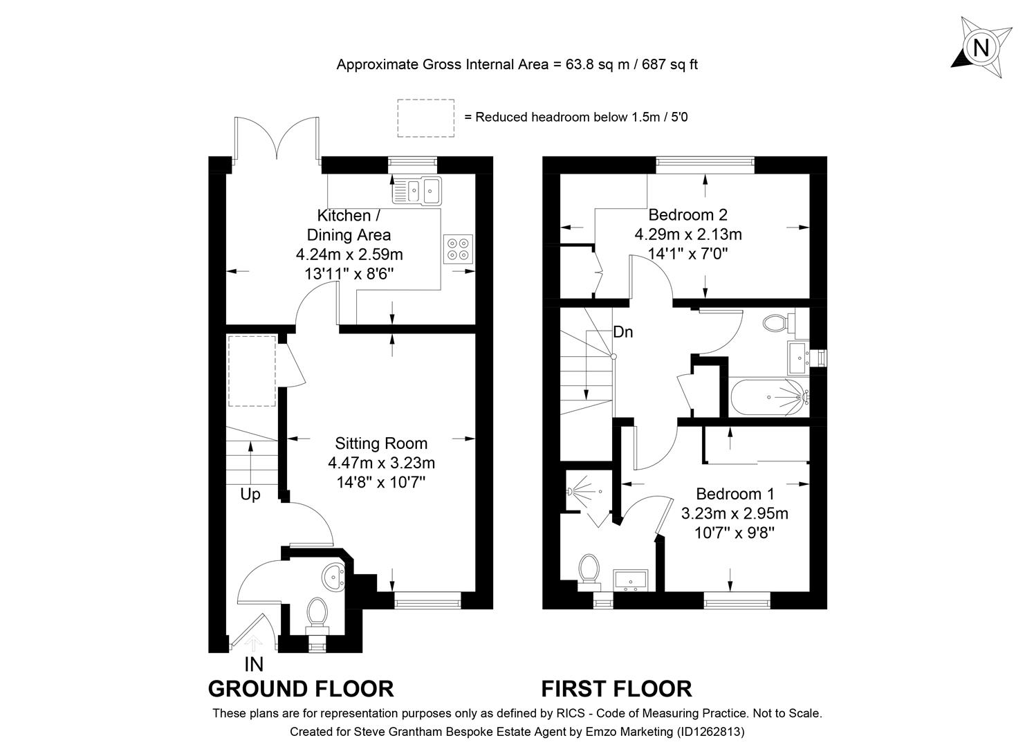 7, Little Green, Denmead floorplan
