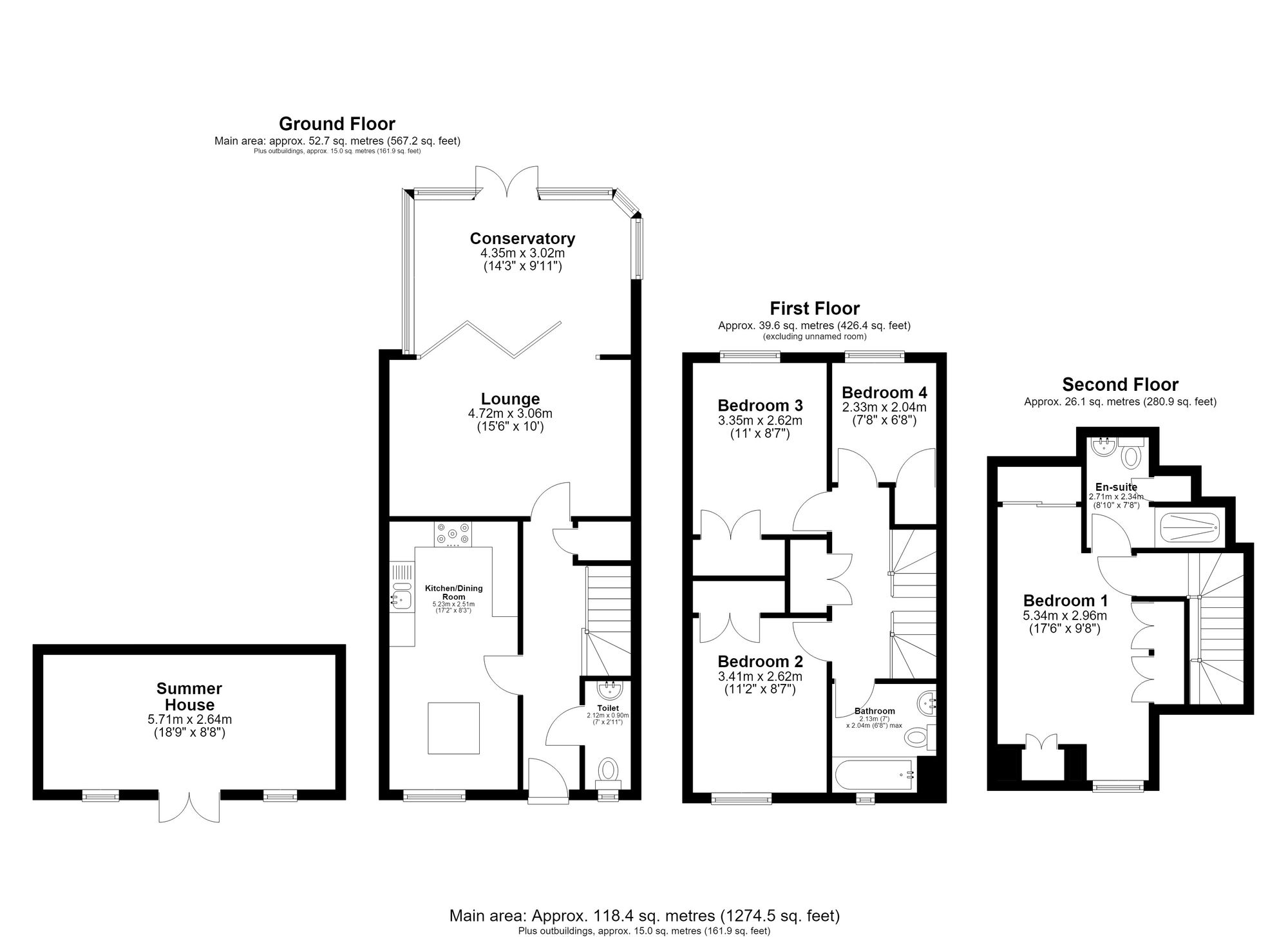 33 Pippin Grove, Royston floorplan
