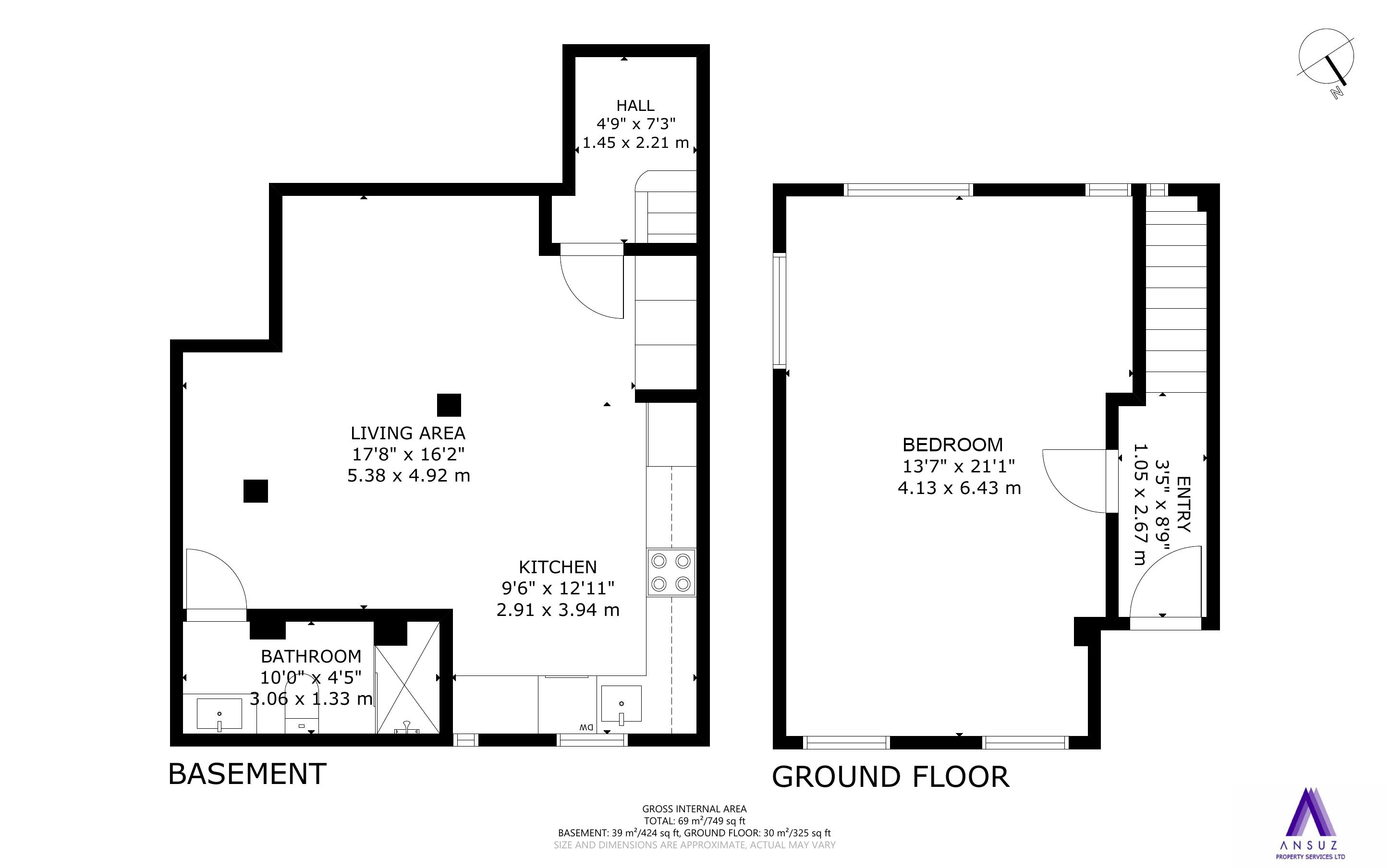 Golders Green Road, London NW11 floorplan