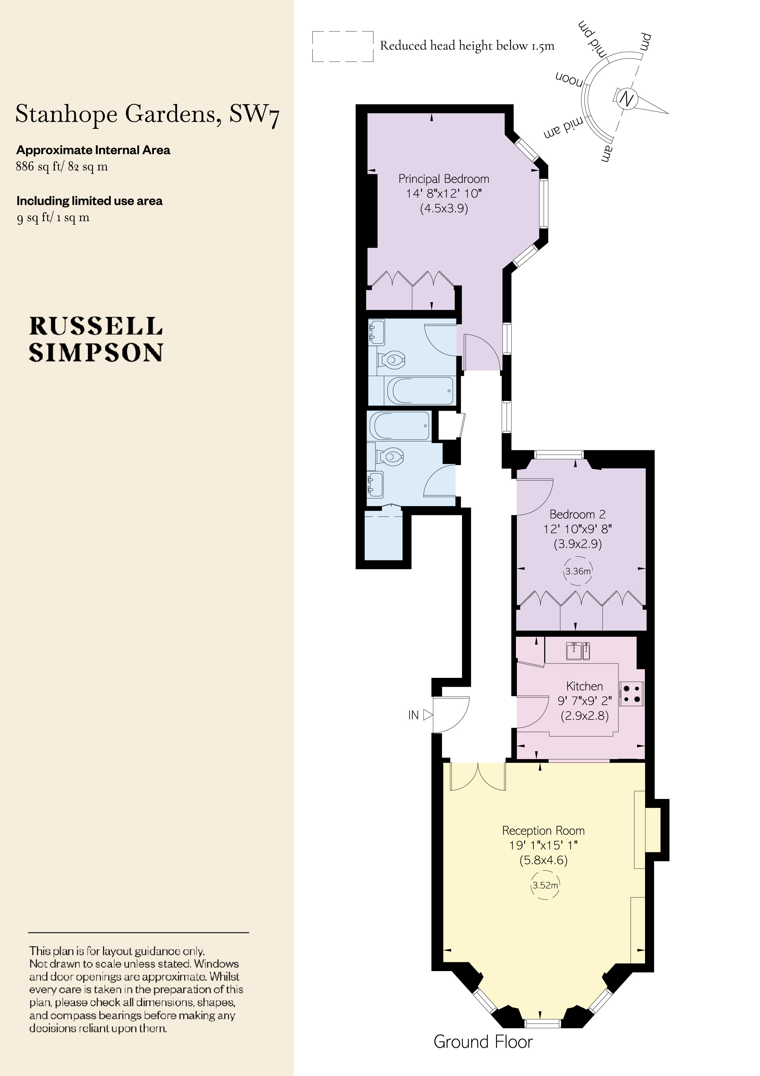 7, 54-56, Stanhope Gardens, South Kensington floorplan