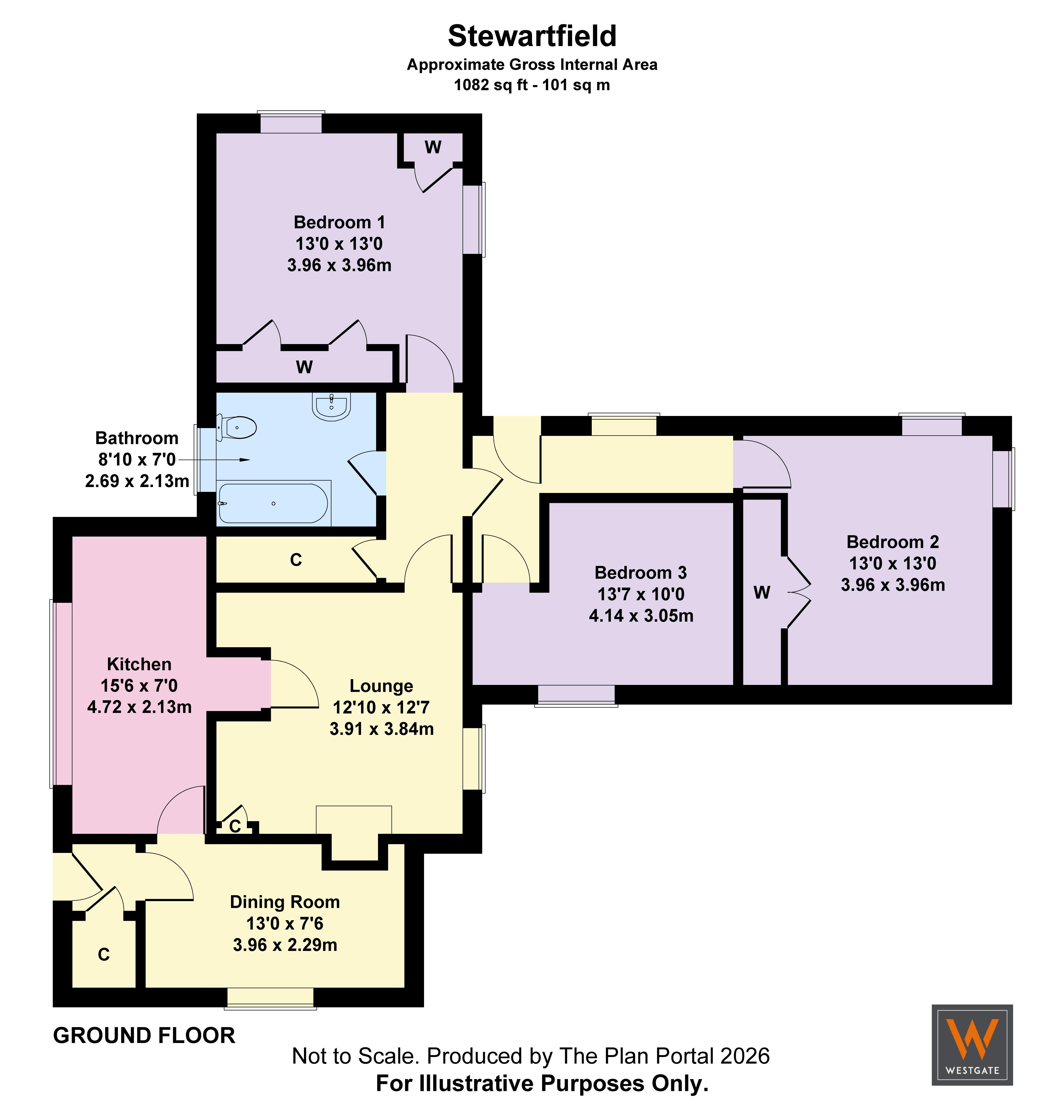 Stewartfield, Isle Of Lewis floorplan