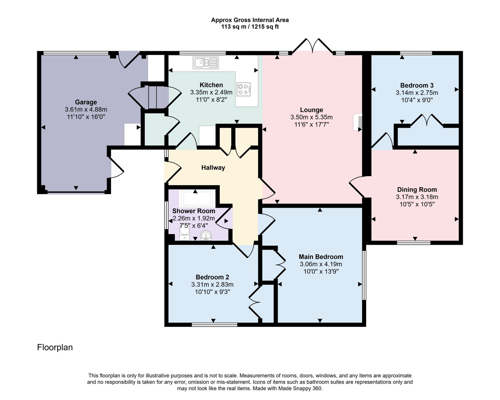 15, Noblehill Avenue, Dumfries floorplan
