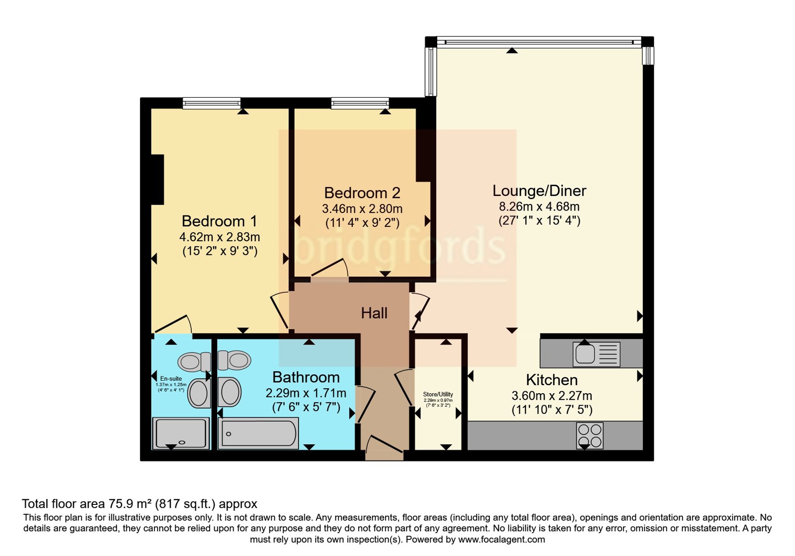 Apartment 507, 37, Potato Wharf, Greater Manchester floorplan