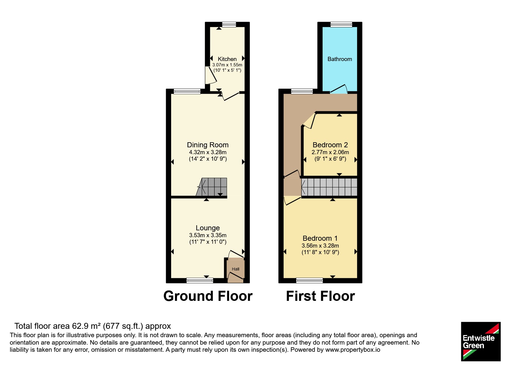 56, Algernon Street, Cheshire floorplan