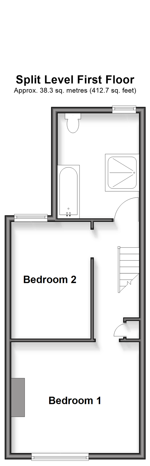 Burnt Oak Terrace, Gillingham, Kent floorplan