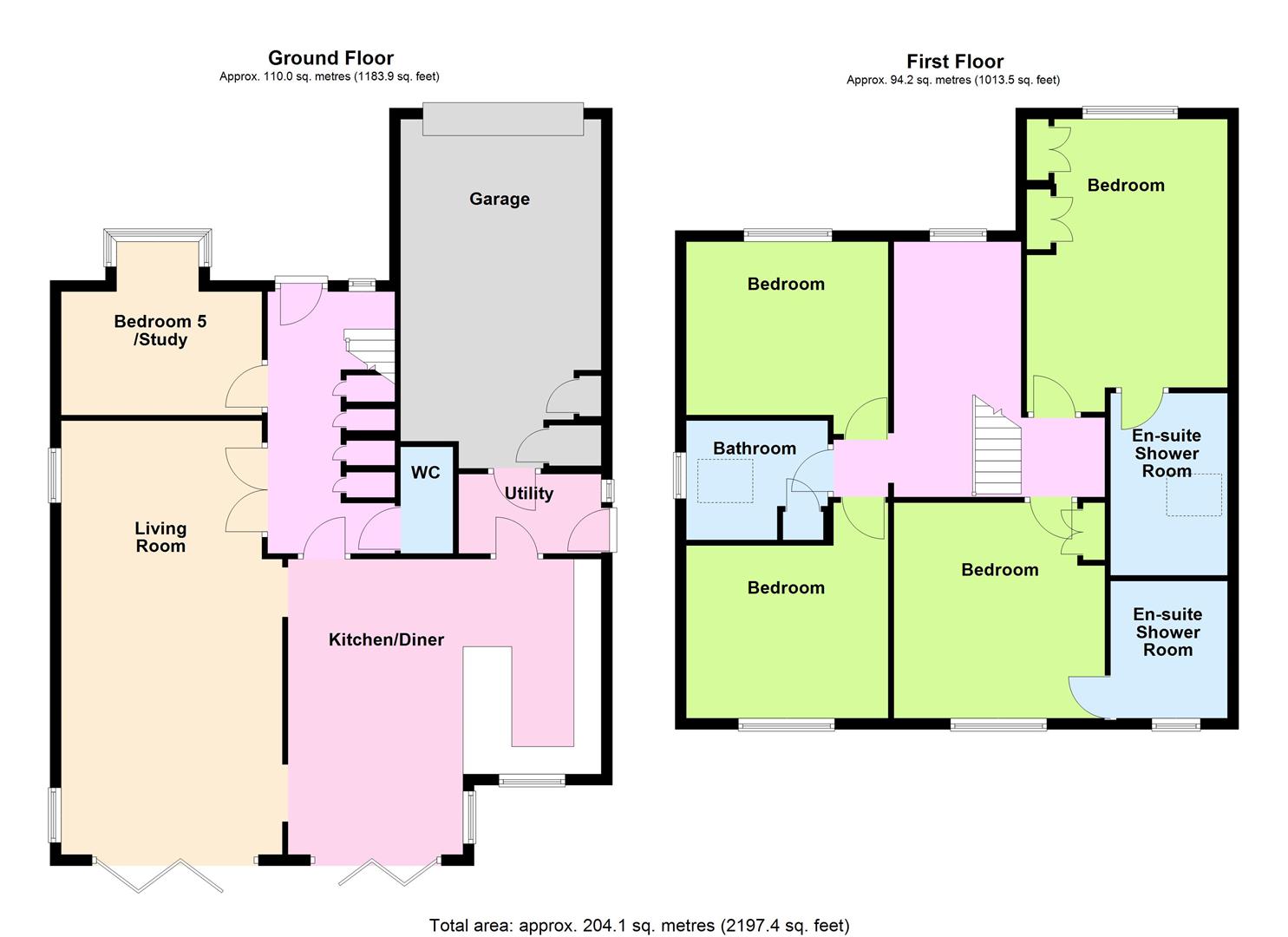 45, First Avenue, Worthing floorplan