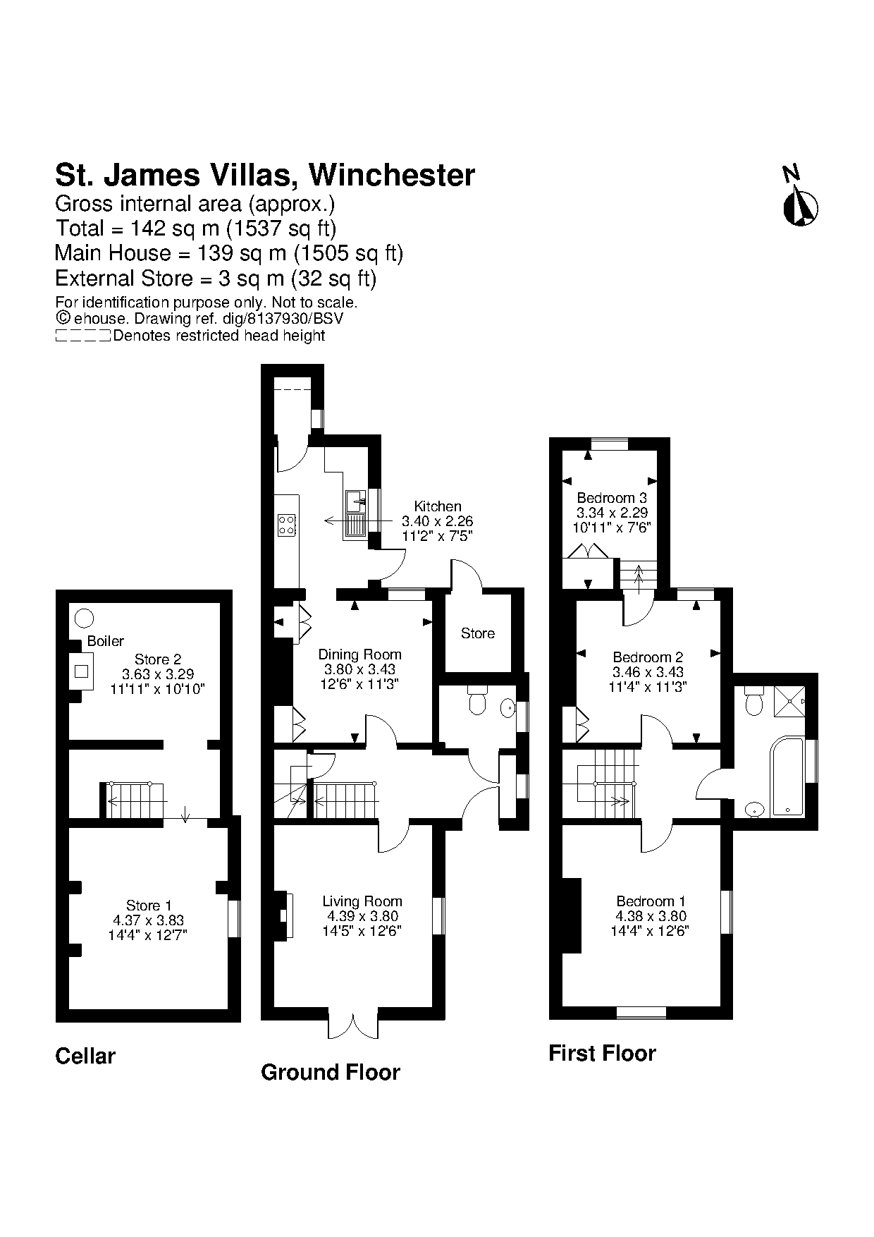 St James Villas, Winchester, Hampshire SO23, 2 bedroom semidetached
