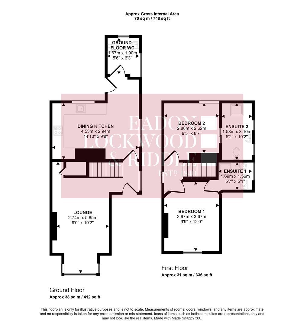 The Lodge House, 167 Moorgate Road, Moorgate Road, Rotherham floorplan