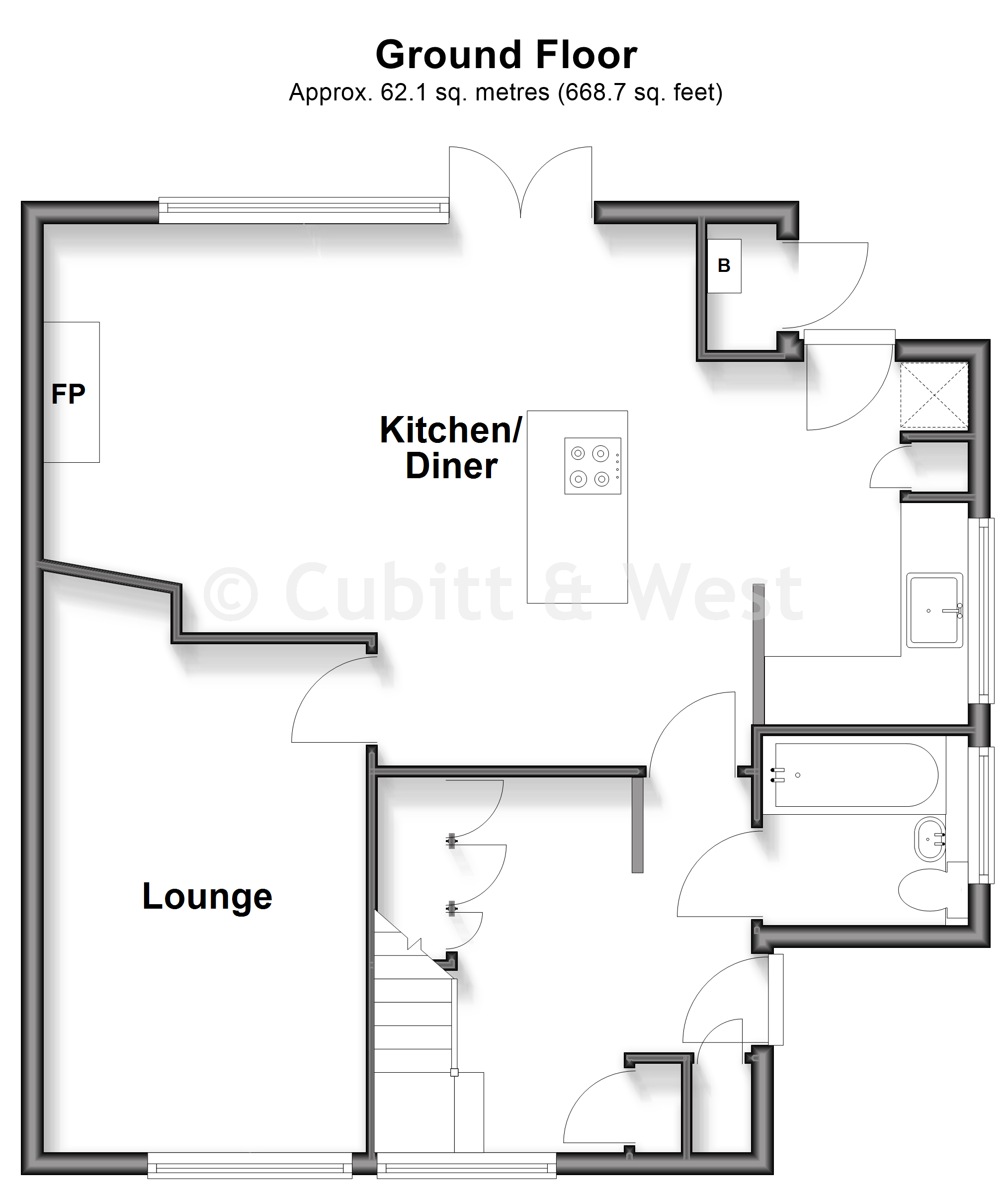 Petersham, Berkeley Road, Mayfield floorplan