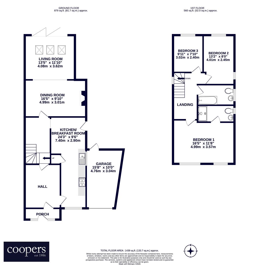 58, Peel Way, Middlesex floorplan