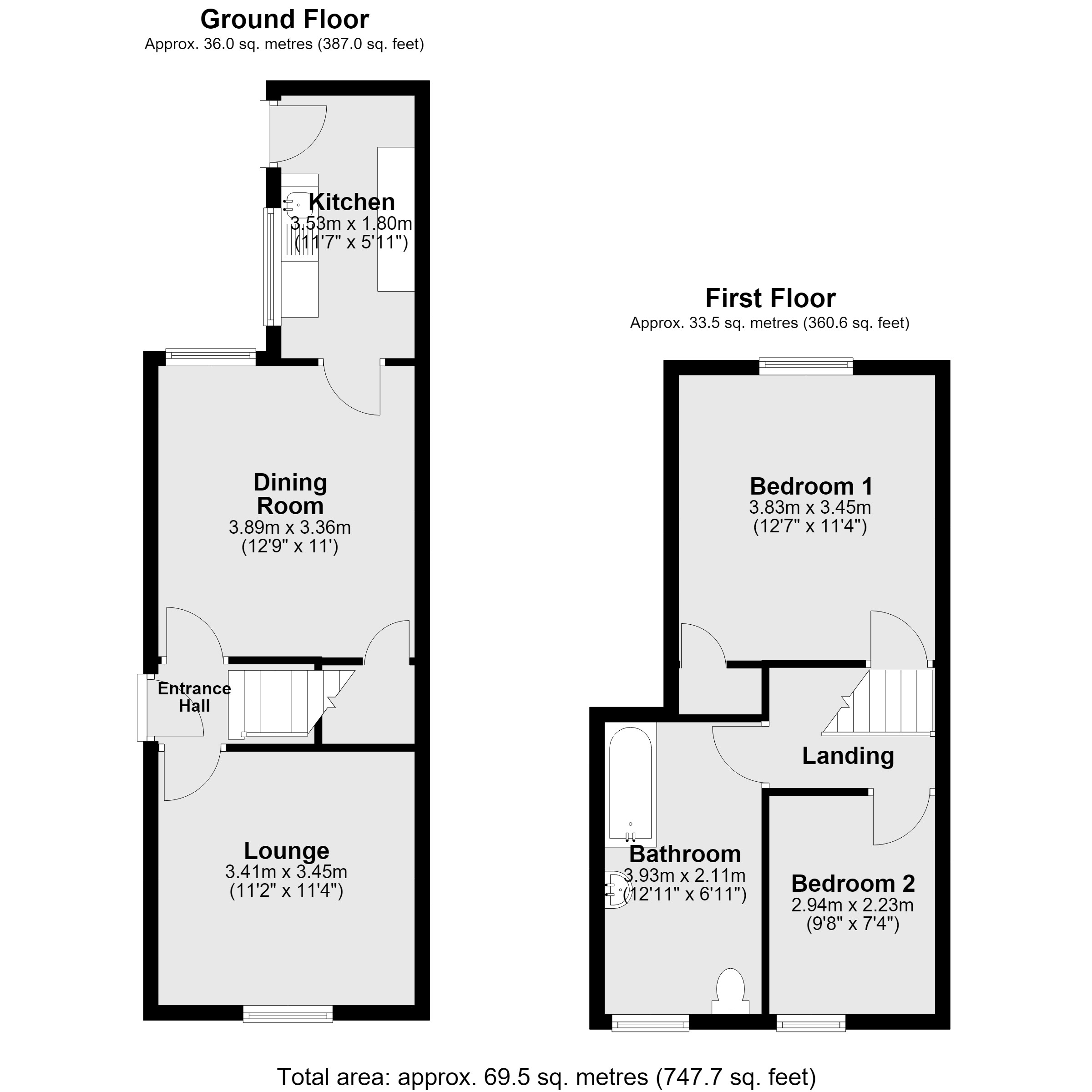 48, Oakfield Street, Lincoln floorplan