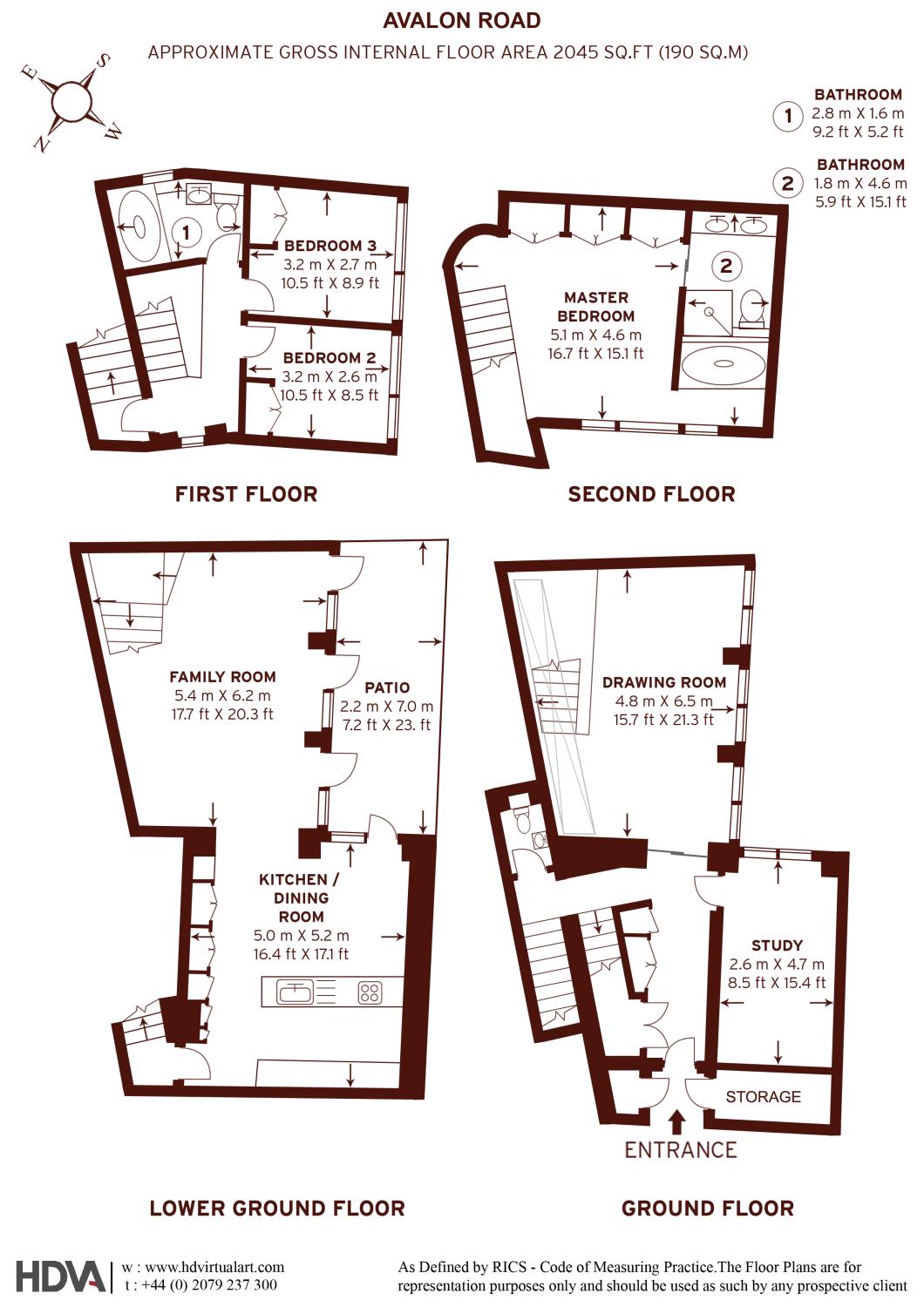 3 Bedrooms  to rent in Avalon Road, London SW6