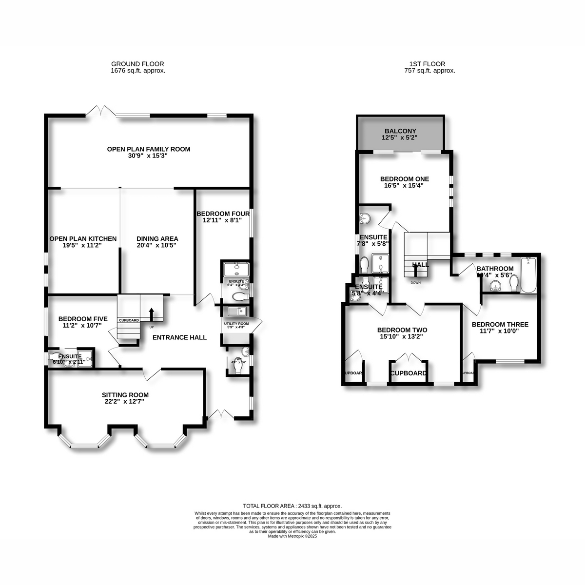 96, Woodside, Leigh-on-sea floorplan