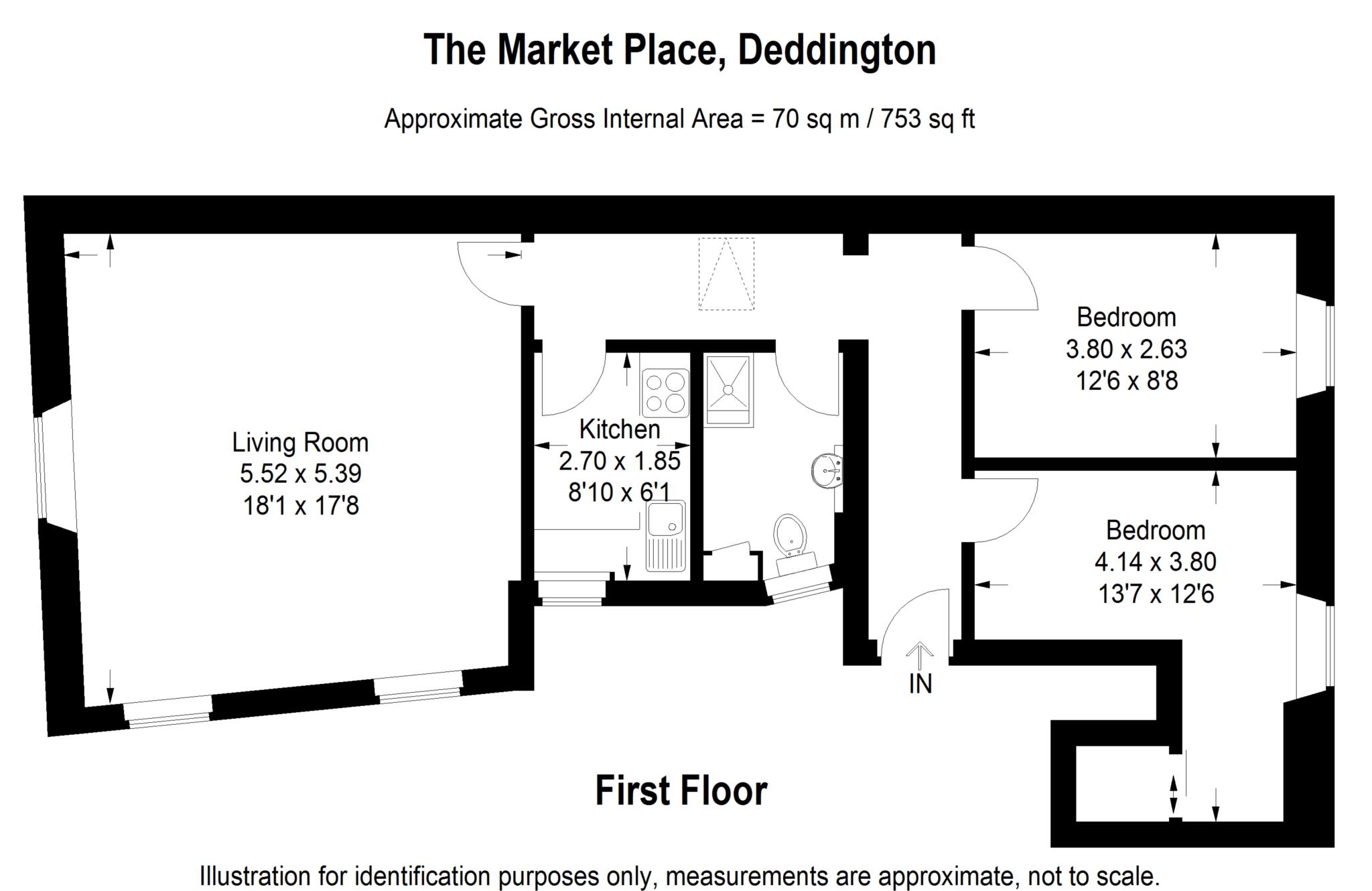 2 Bedrooms Flat to rent in Market Place, Deddington OX15