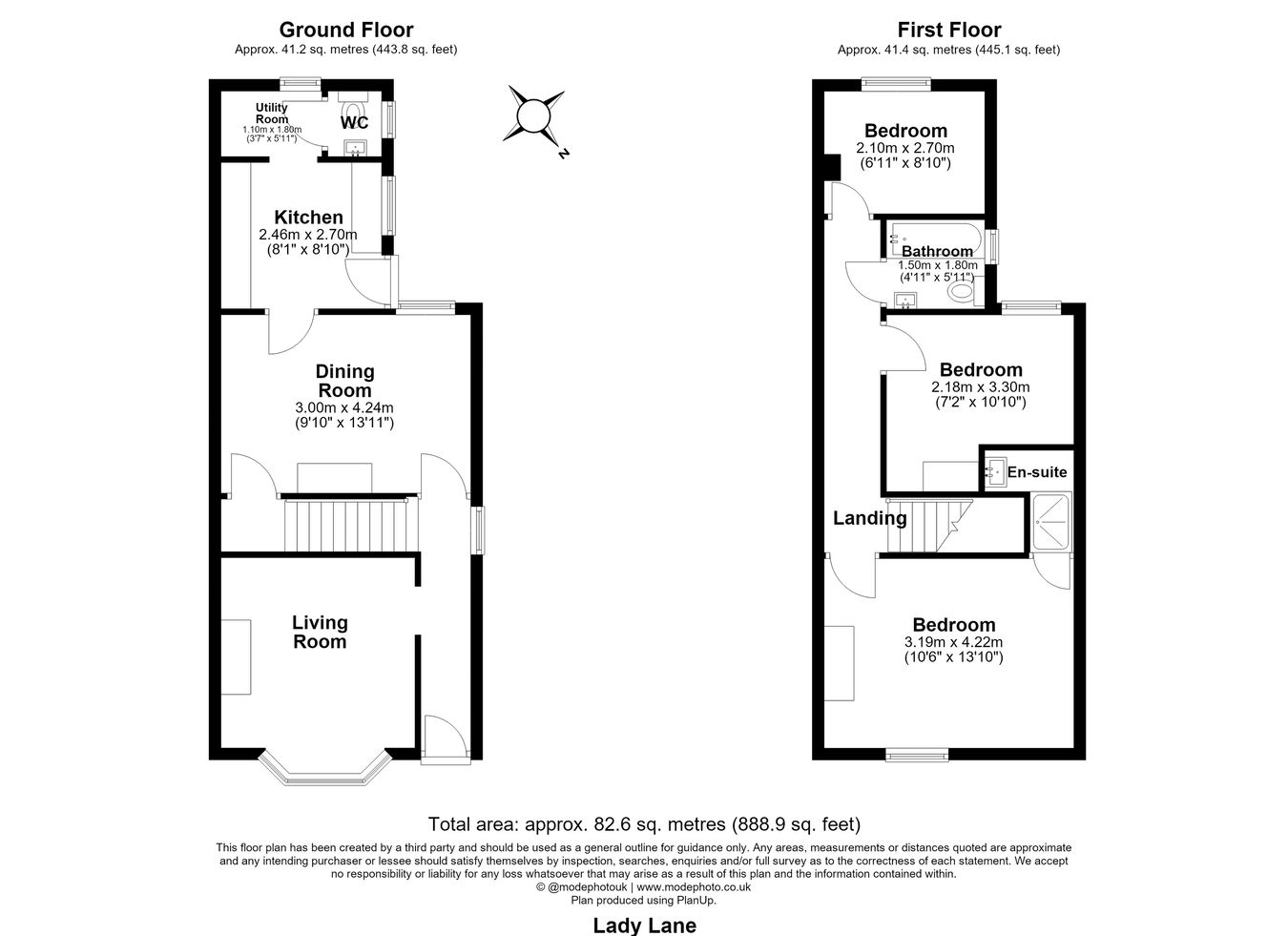14, Lady Lane, Chelmsford floorplan