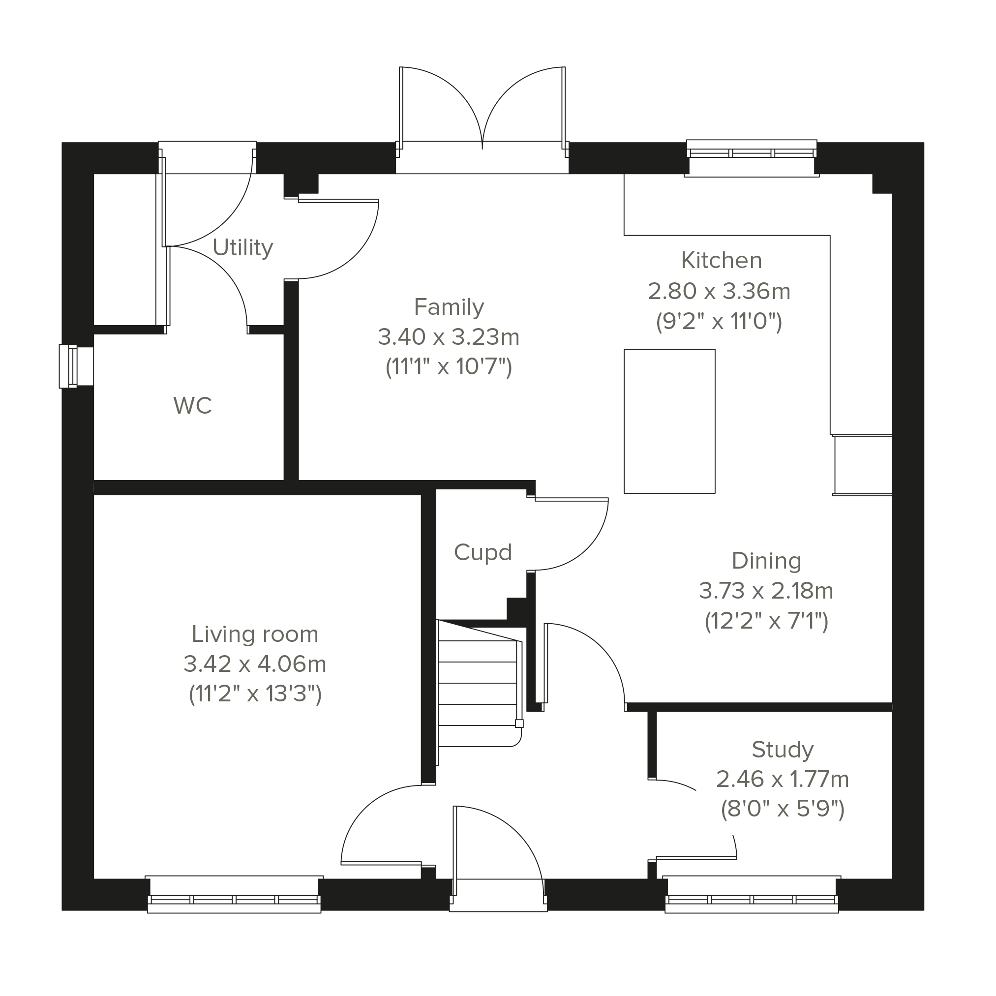 6, Abbey Road, Leiston floorplan