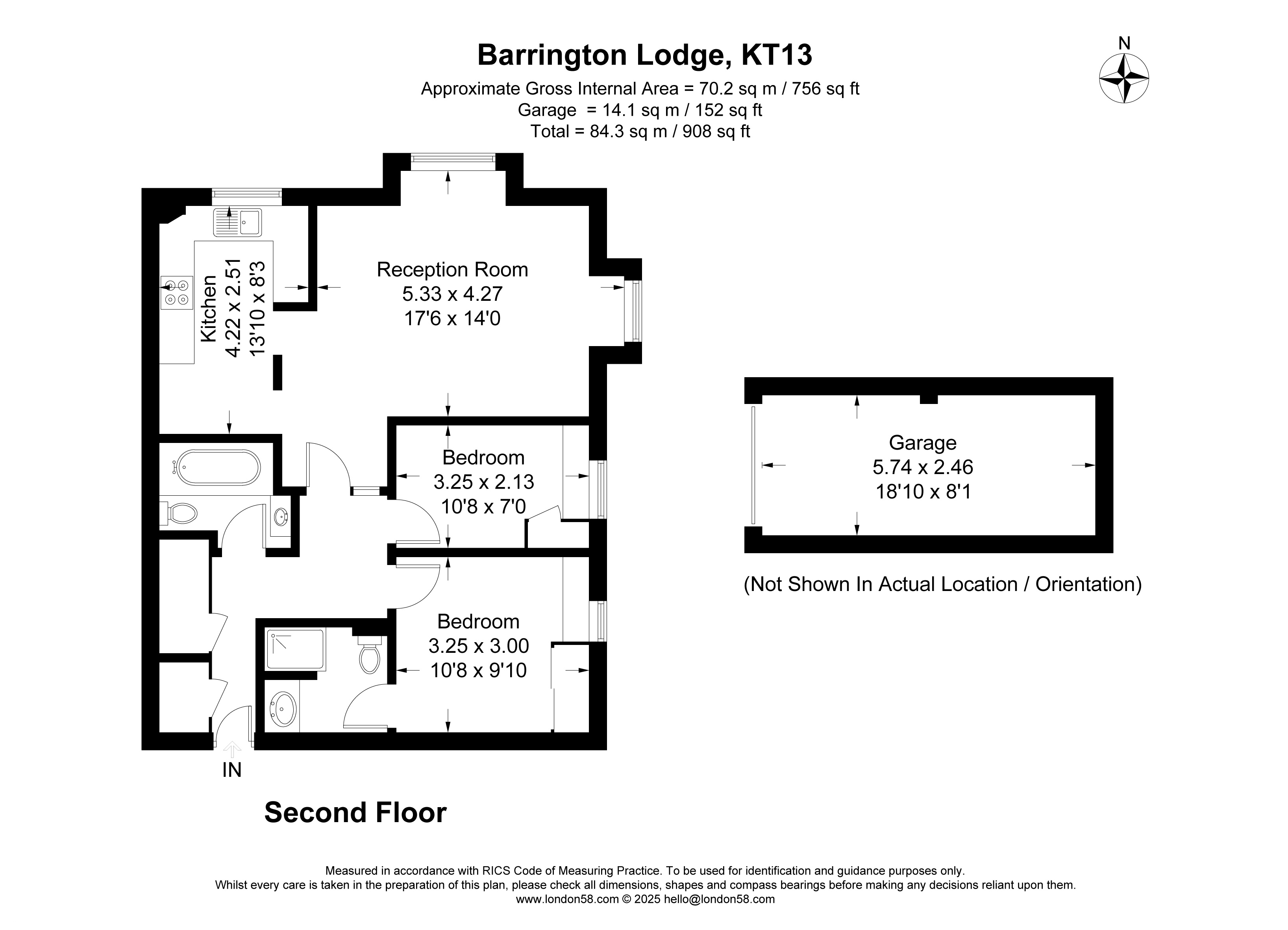 22 Barrington Lodge,, Princes Road, Surrey floorplan