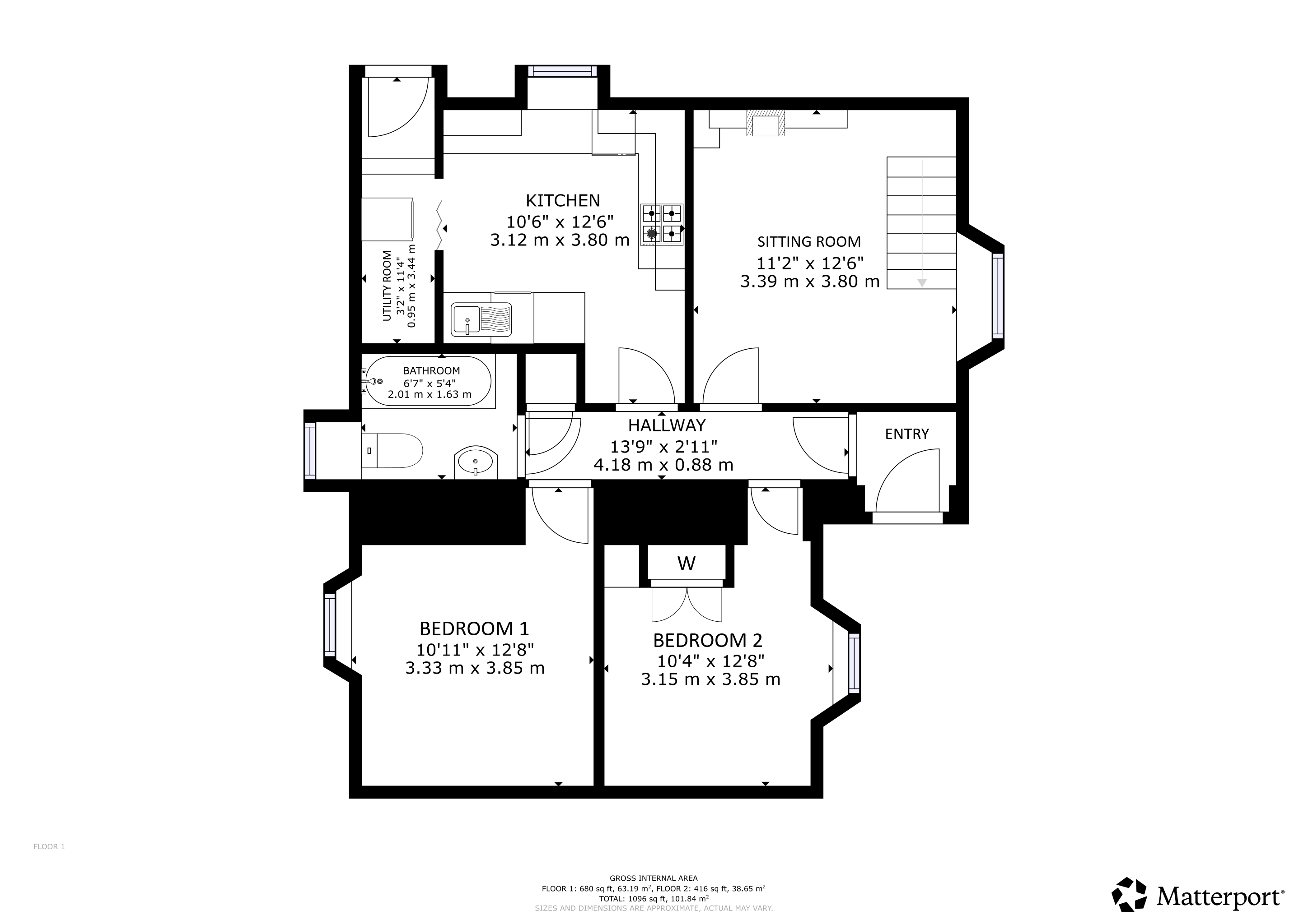 Hillview,, Hillview, Whistlefield, Garelochhead floorplan