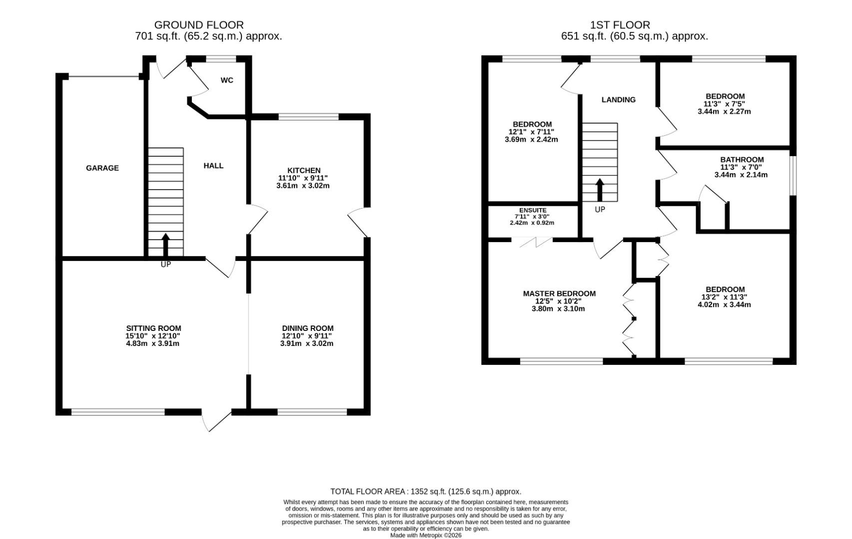 Little Tamerton, Appledore Road, Tenterden floorplan