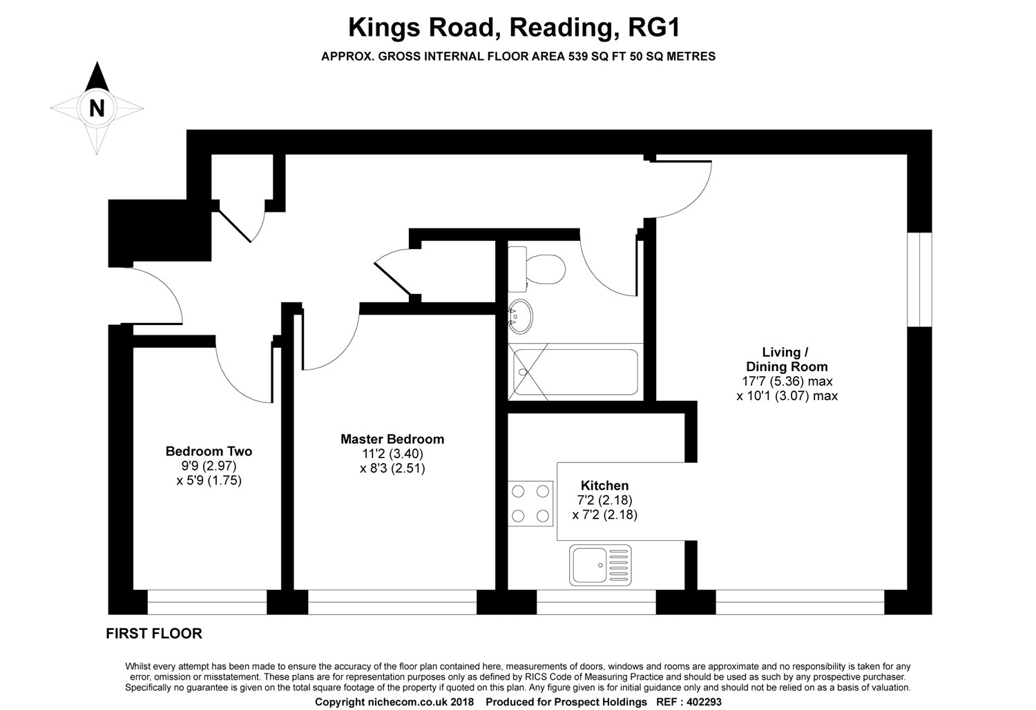 Flat 12,, Charles Place, Reading floorplan