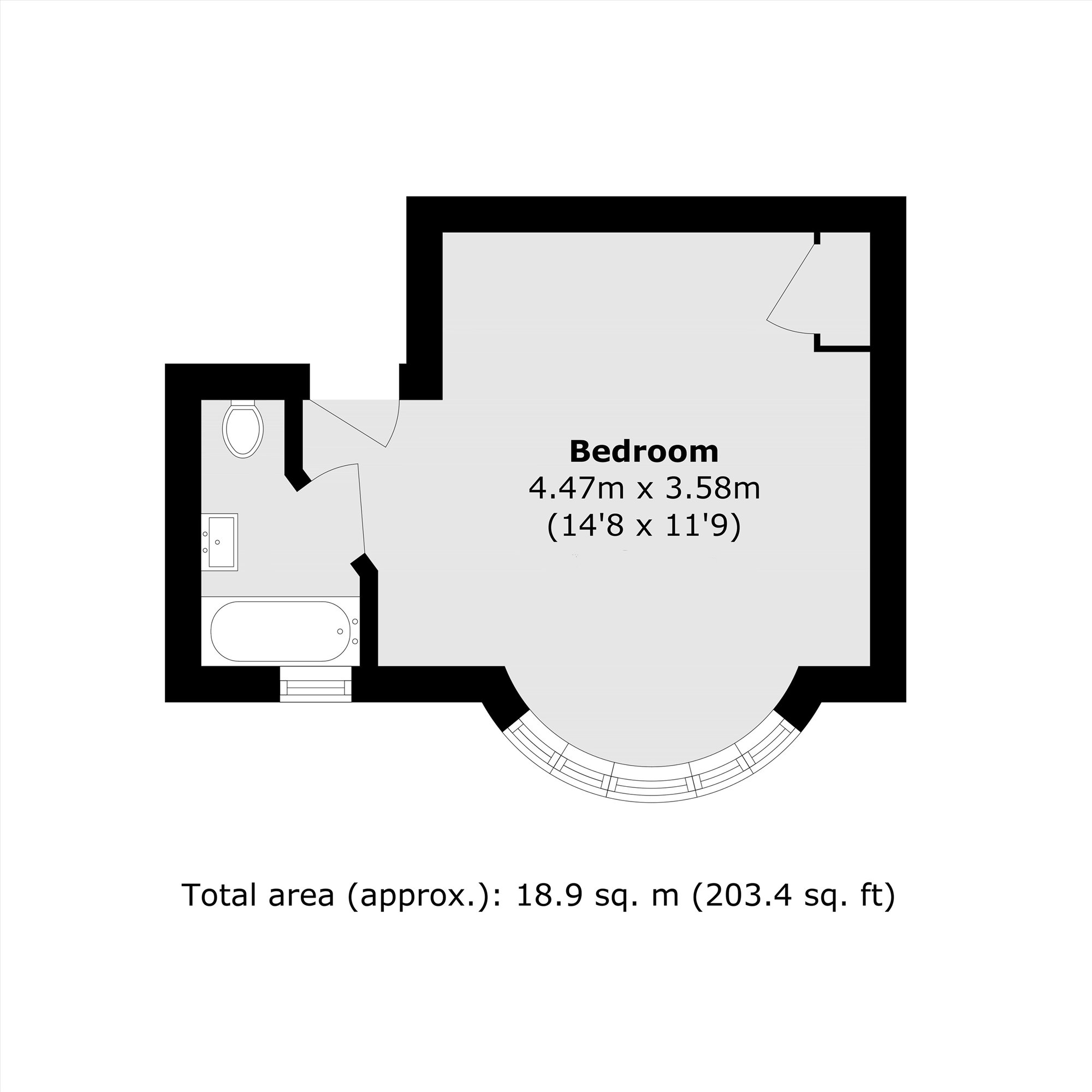 Room 4, 39, Maybank Avenue, Wembley floorplan