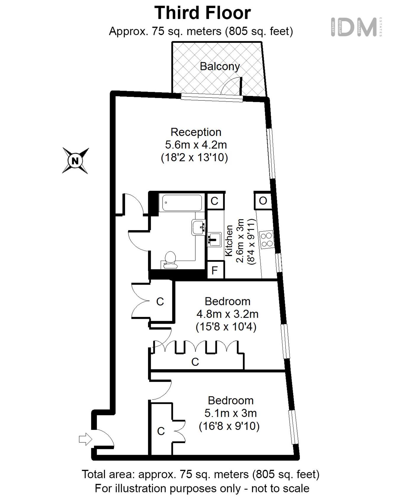 2 Bedrooms Flat to rent in Branch Place, London N1