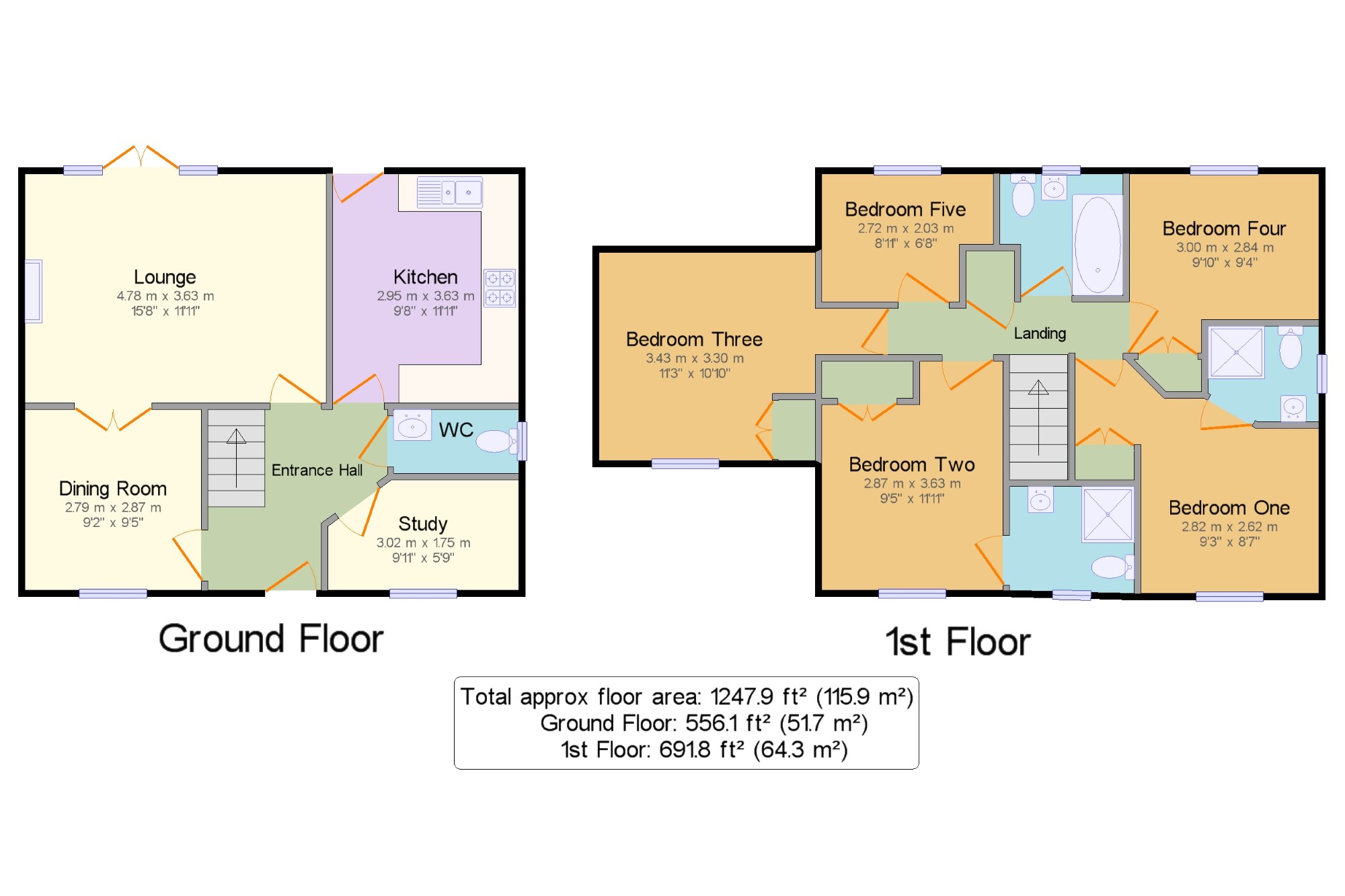 5 Bedrooms Link-detached house for sale in Heybridge, Maldon, Essex CM9