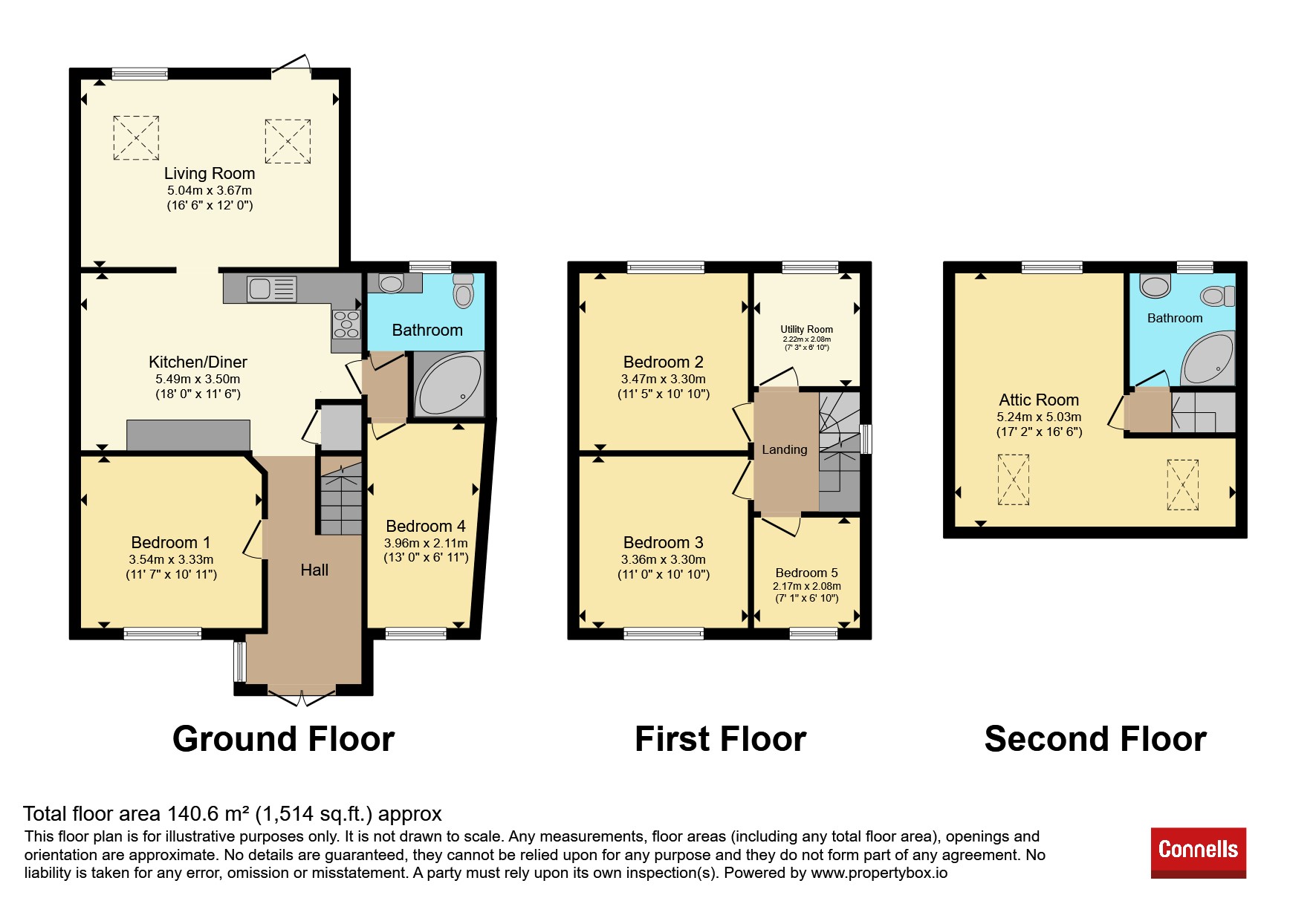 6, View Close, HARROW floorplan