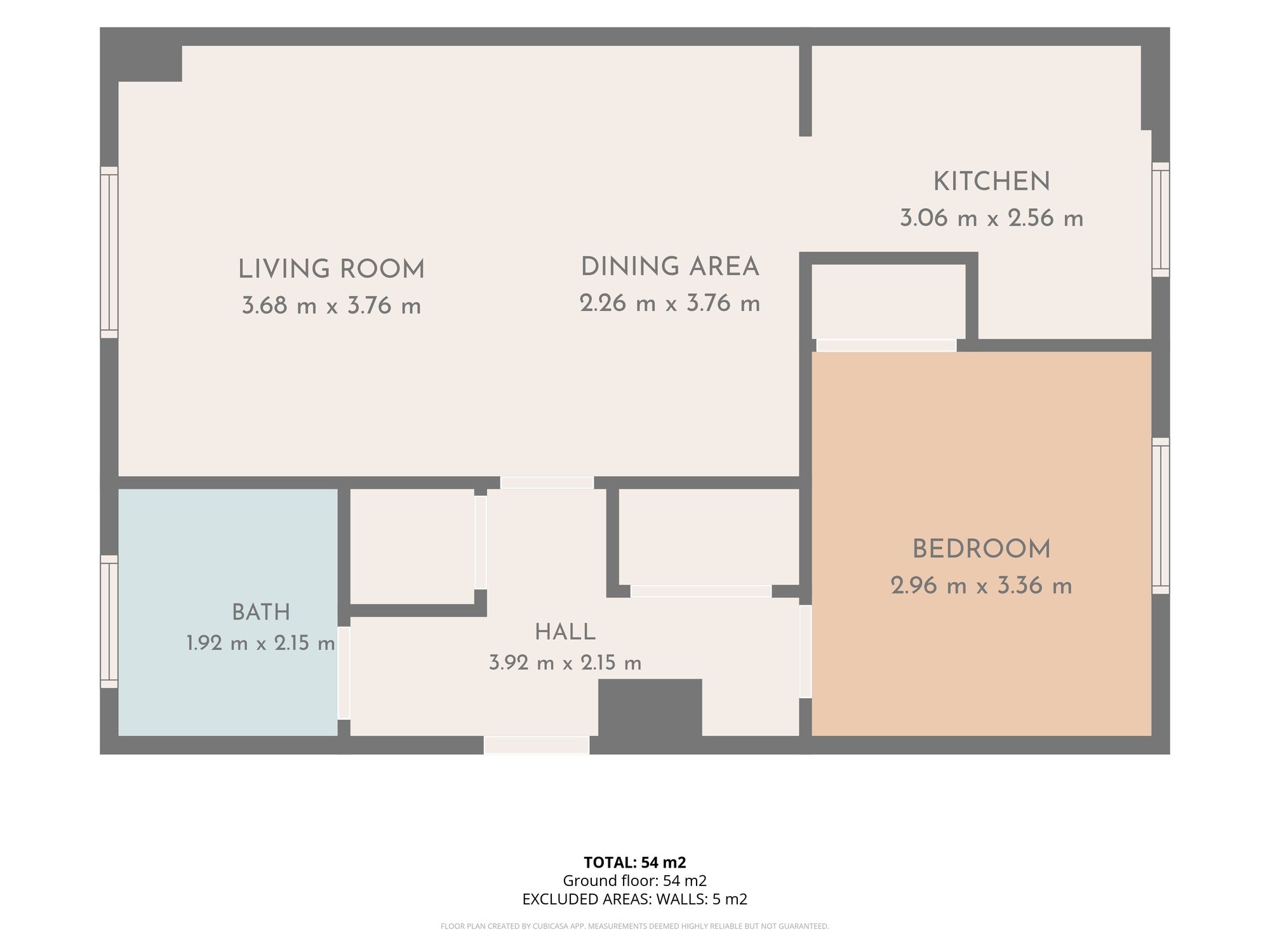 1/2 375 Wellshot Road, Glasgow floorplan