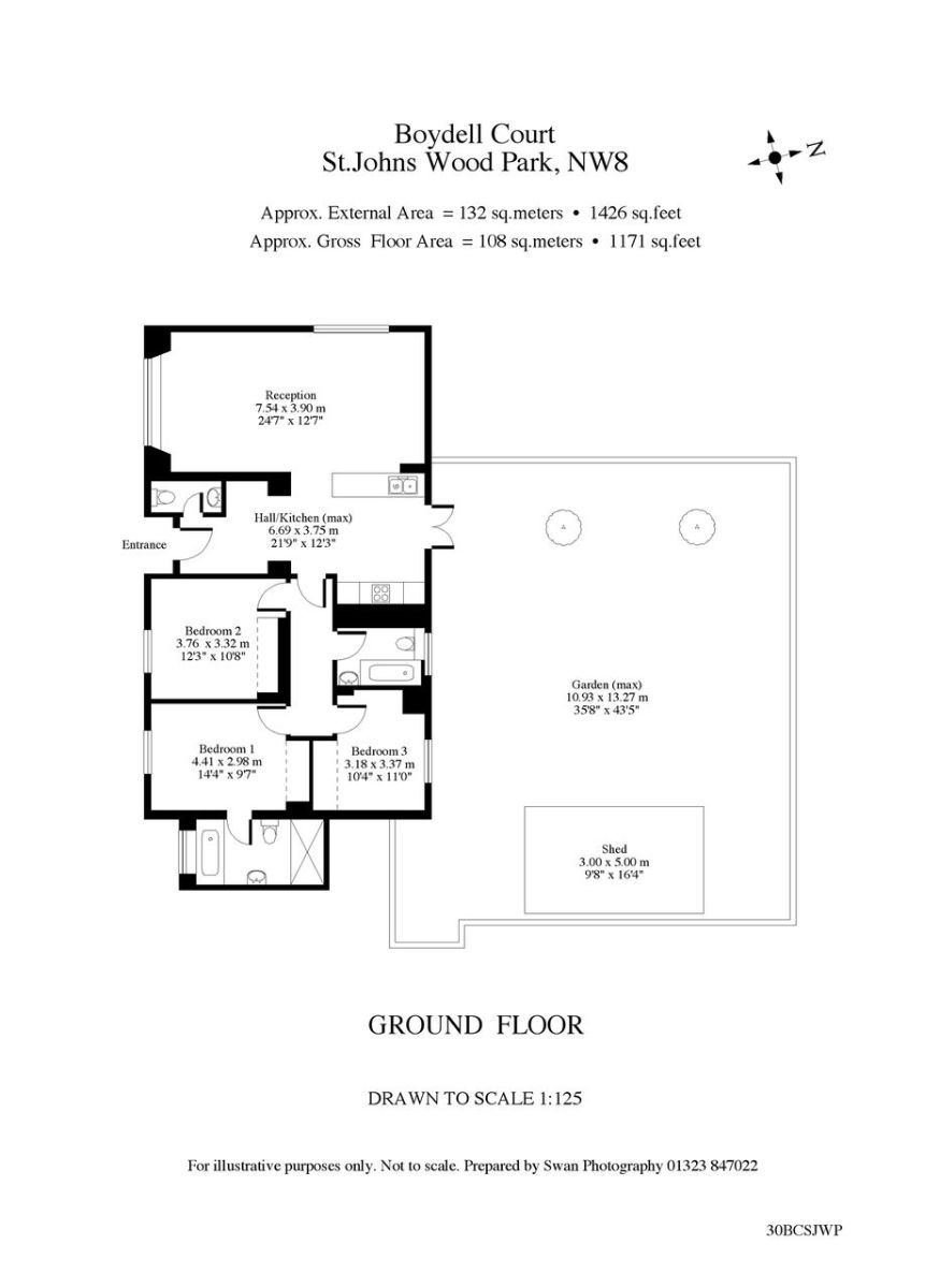 30 Boydell Court, London floorplan