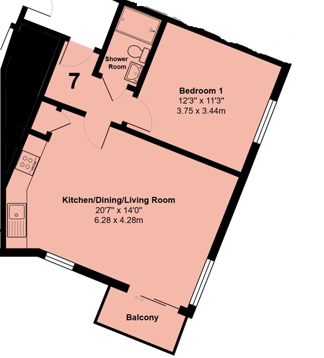 Plot 7, 5, Highmoor Road, Dorset floorplan
