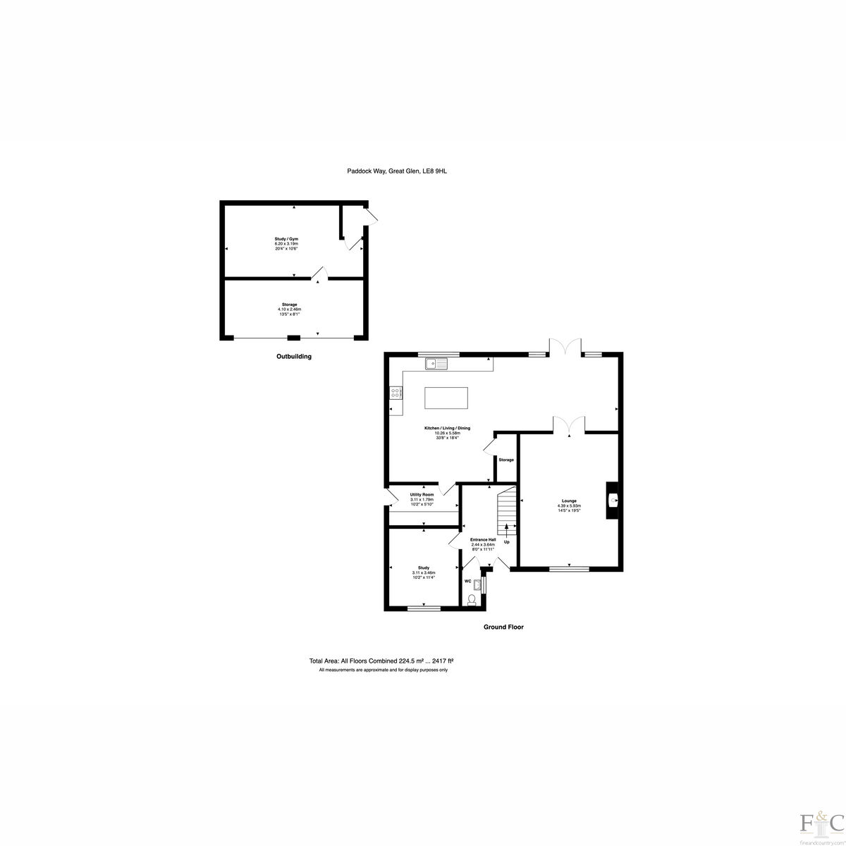 00, Paddock Way, Great Glen floorplan