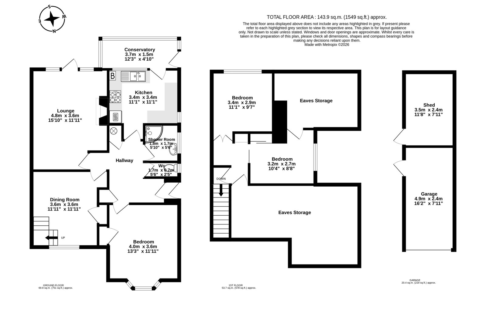 7, Ingle Close, Birchington floorplan