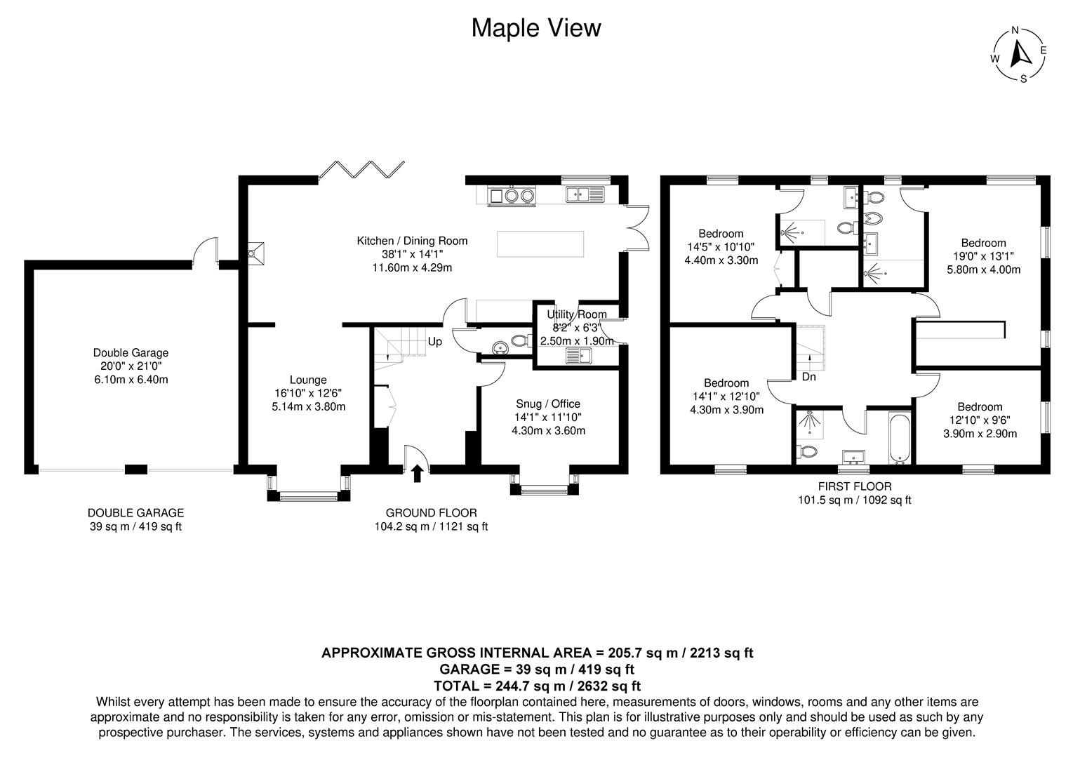 Maple View, Carr Lane, York floorplan